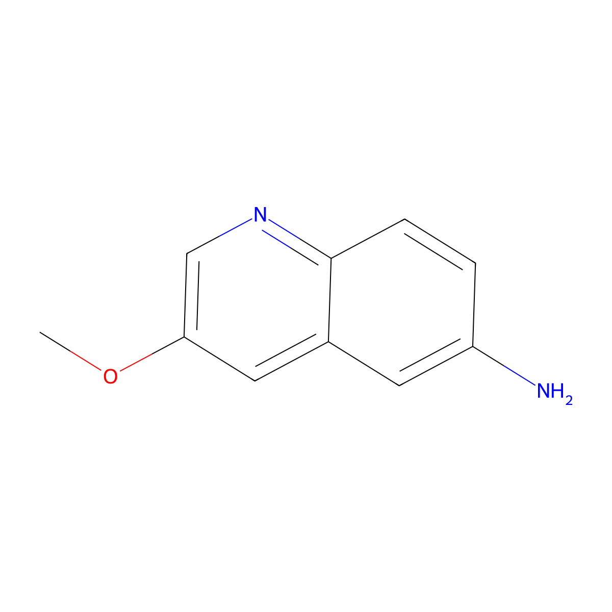 3-Methoxyquinolin-6-amine molecular structure, CAS 103037-93-0