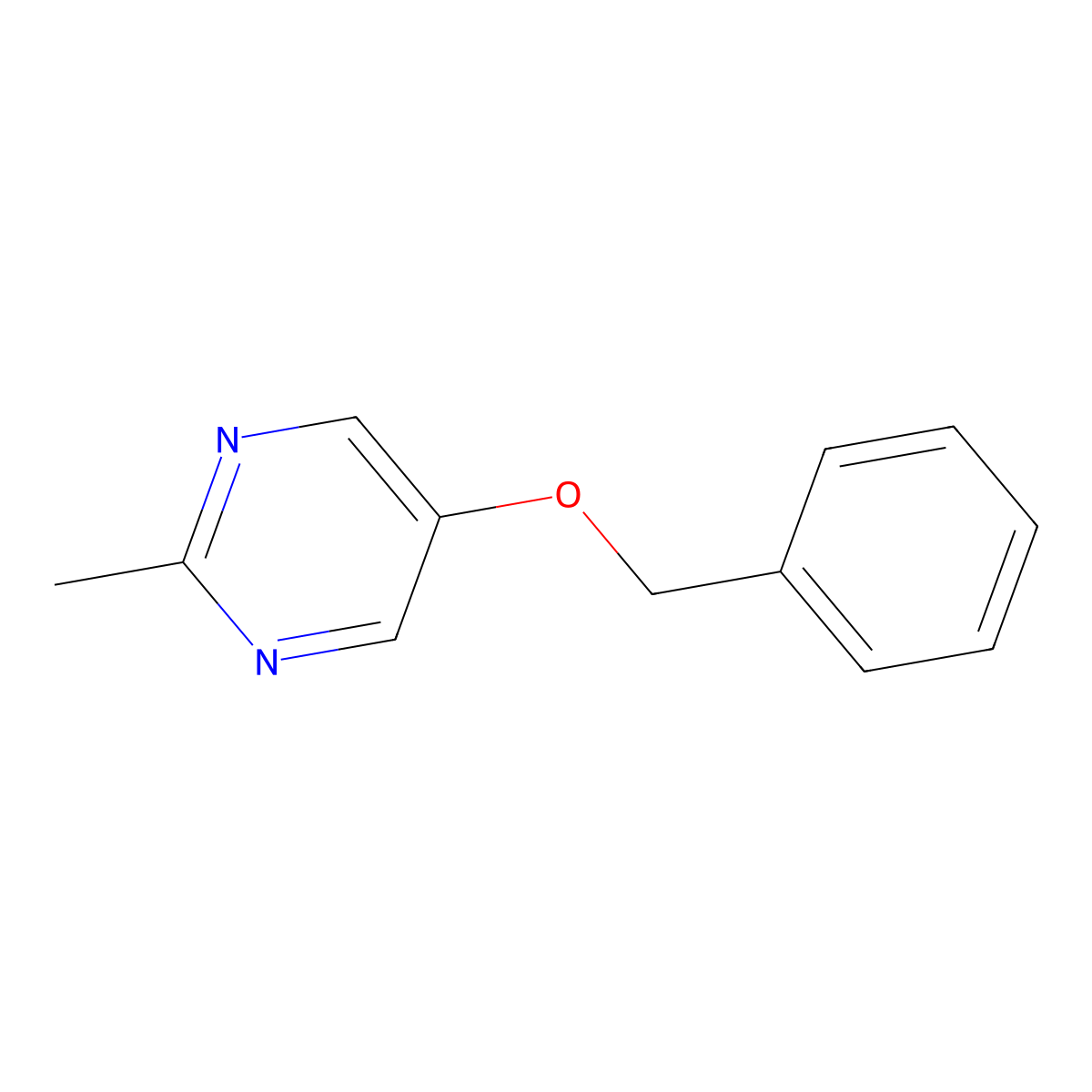 5-(Benzyloxy)-2-methylpyrimidine molecular structure, CAS 1030379-84-0