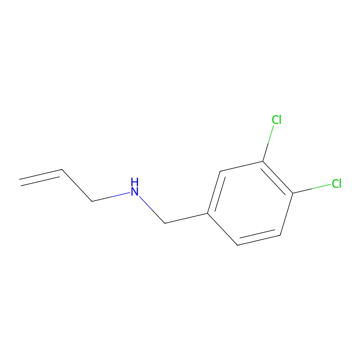 N-[(3,4-dichlorophenyl)methyl]prop-2-en-1-amine molecular structure, CAS 103038-64-8