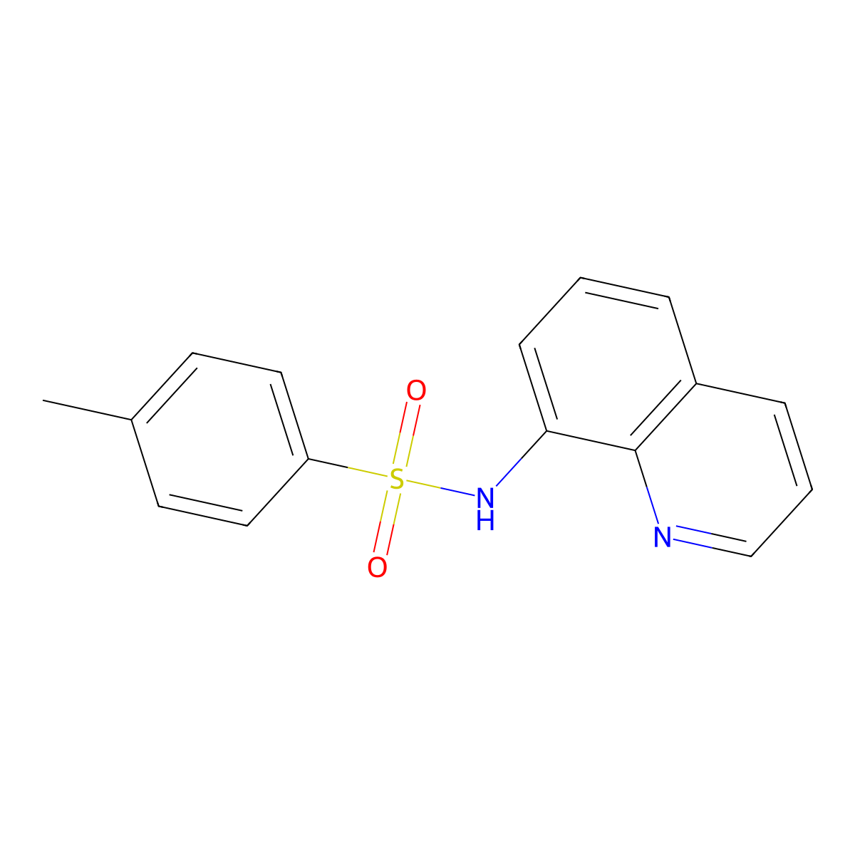 8-(p-Toluenesulfonylamino)quinoline molecular structure, CAS 10304-39-9