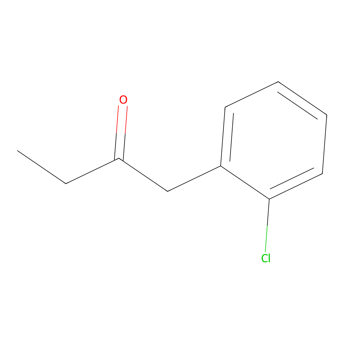 1-(2-Chlorophenyl)butan-2-one molecular structure, CAS 103040-37-5