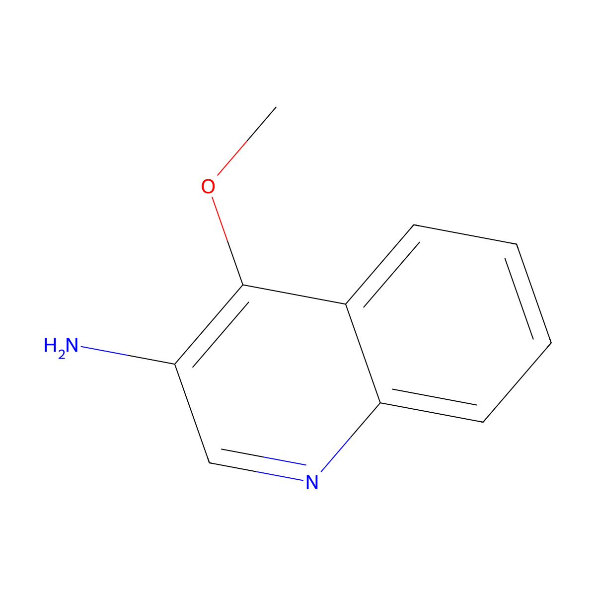 4-Methoxyquinolin-3-amine molecular structure, CAS 103040-77-3