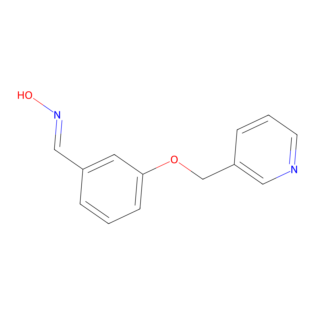 3-(Pyridin-3-ylmethoxy)benzaldehyde oxime molecular structure, CAS 1030421-72-7