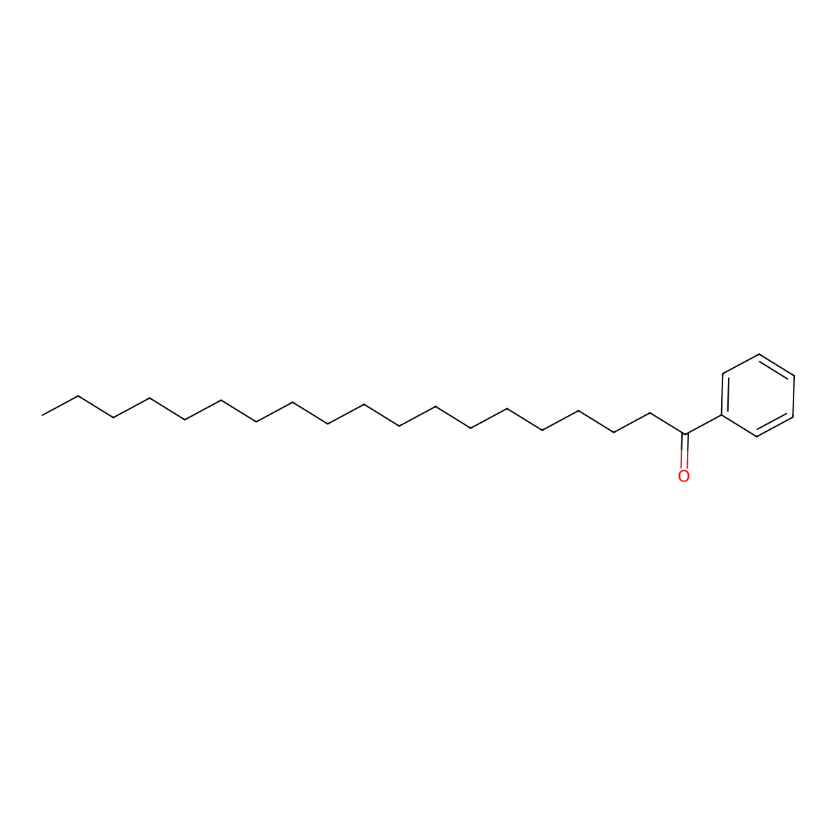 Nonadecanophenone molecular structure, CAS 103044-68-4