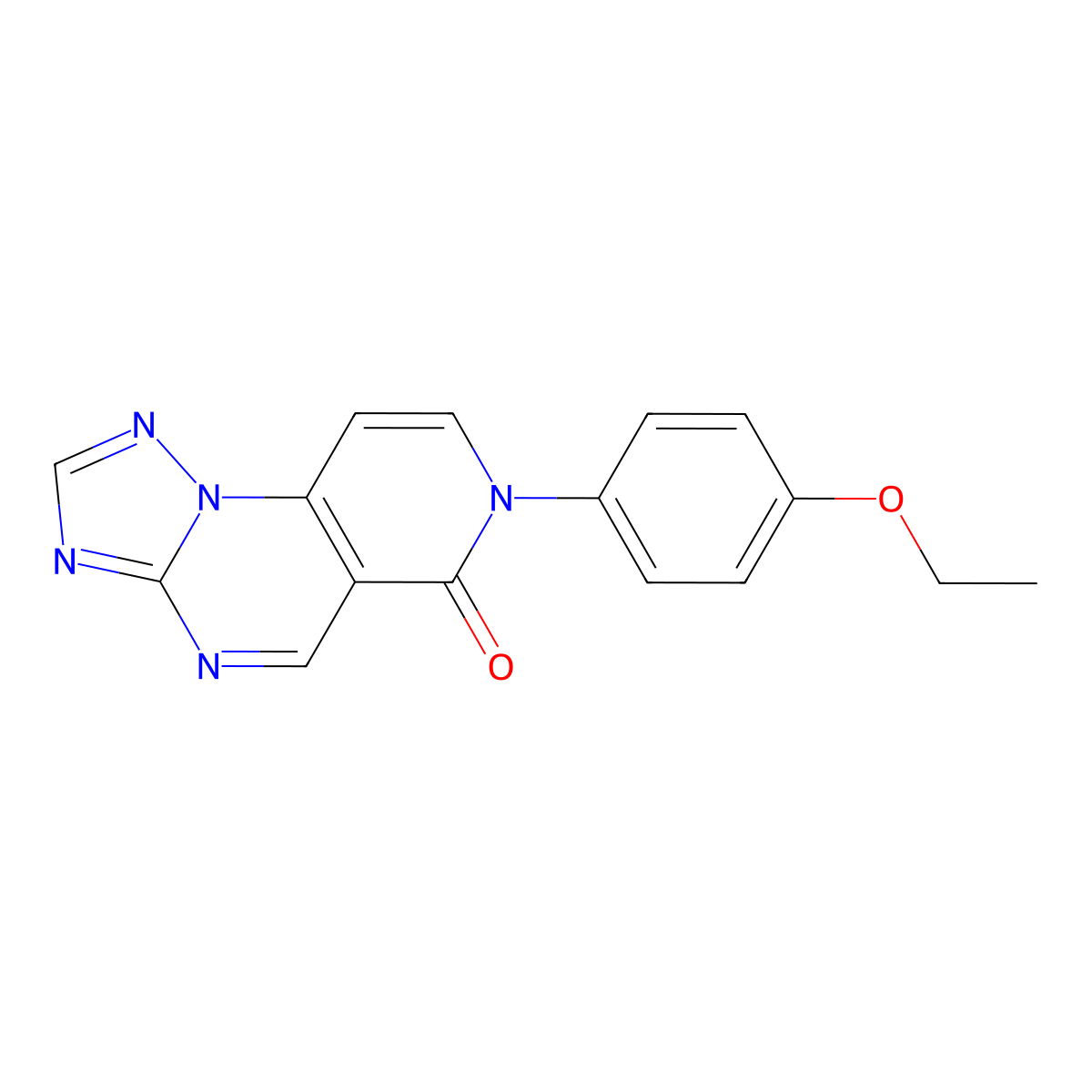 7-(4-ethoxyphenyl)pyrido[3,4-e][1,2,4]triazolo[1,5-a]pyrimidin-6(7H)-one molecular structure, CAS 1030461-38-1