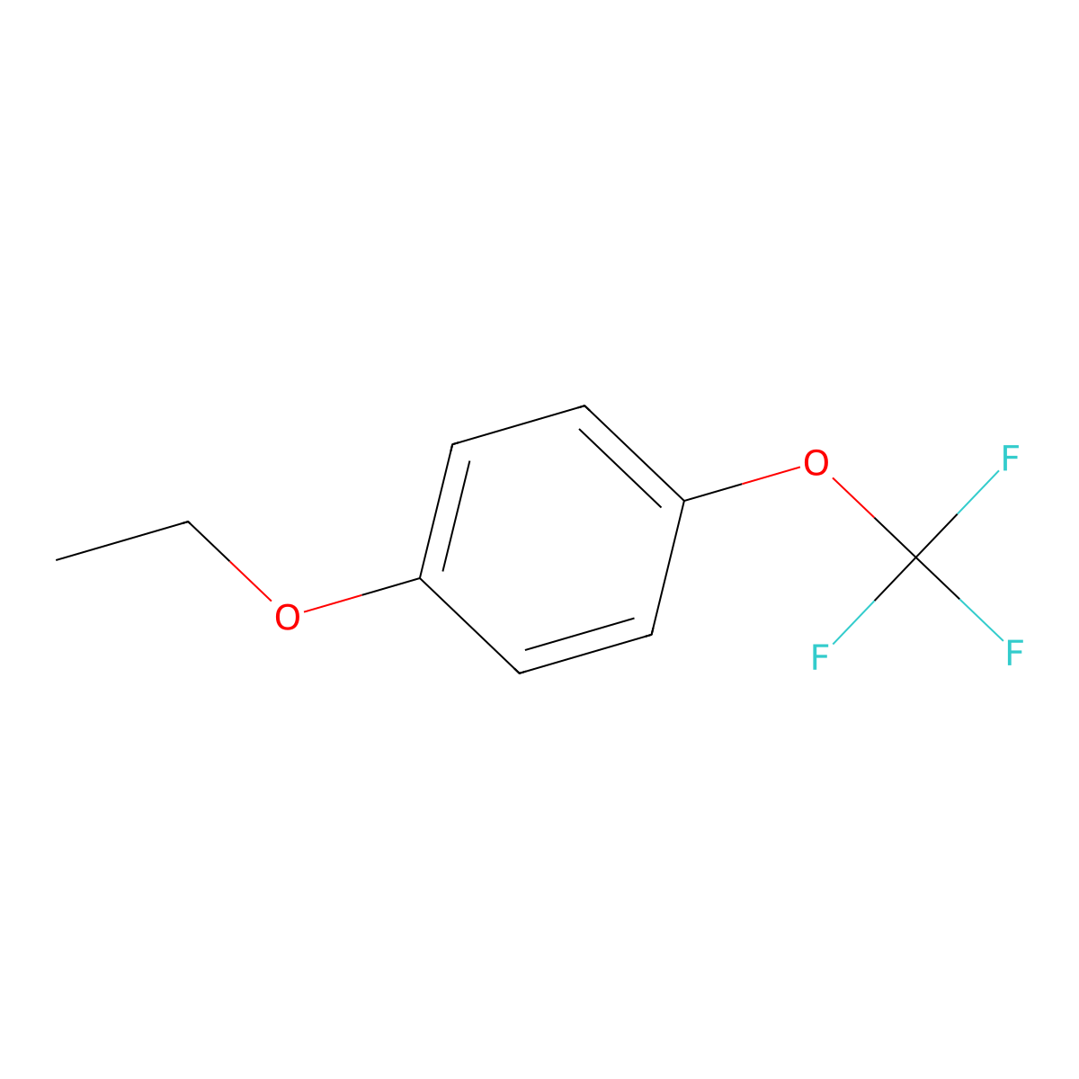 1-Ethoxy-4-trifluoromethoxybenzene molecular structure, CAS 1030471-16-9