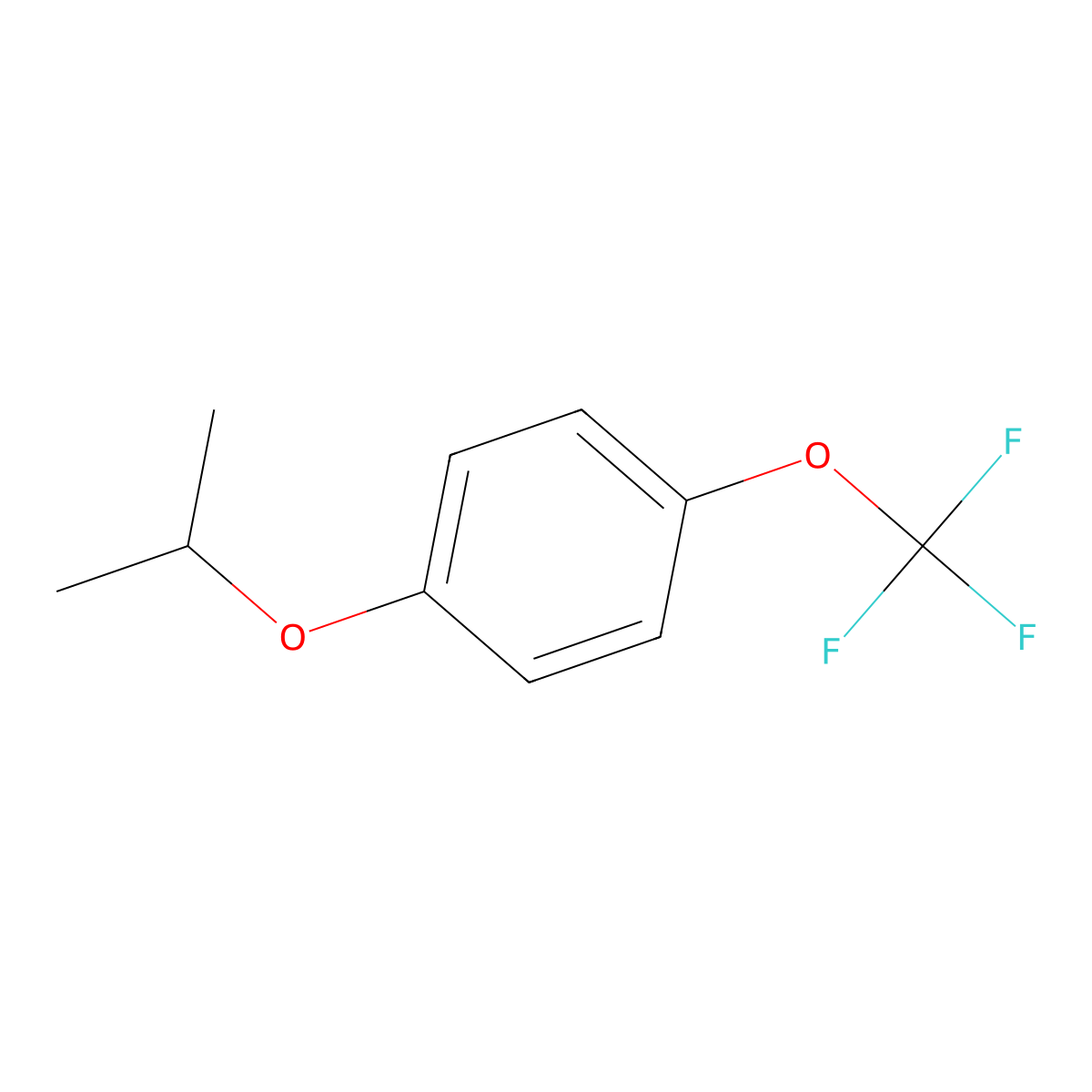 1-Isopropoxy-4-(trifluoromethoxy)-benzene molecular structure, CAS 1030471-18-1