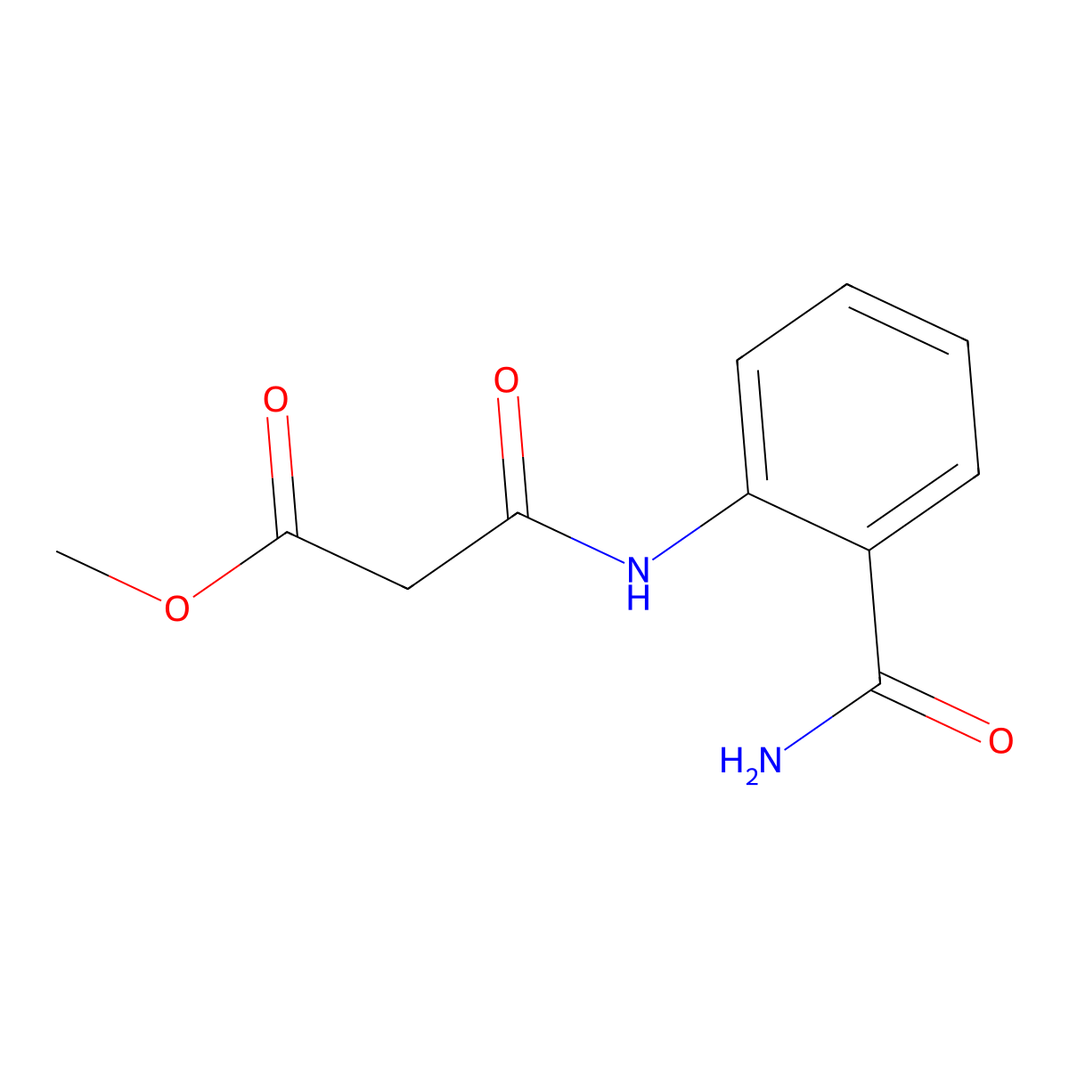 methyl 2-[N-(2-carbamoylphenyl)carbamoyl]acetate molecular structure, CAS 1030486-80-6