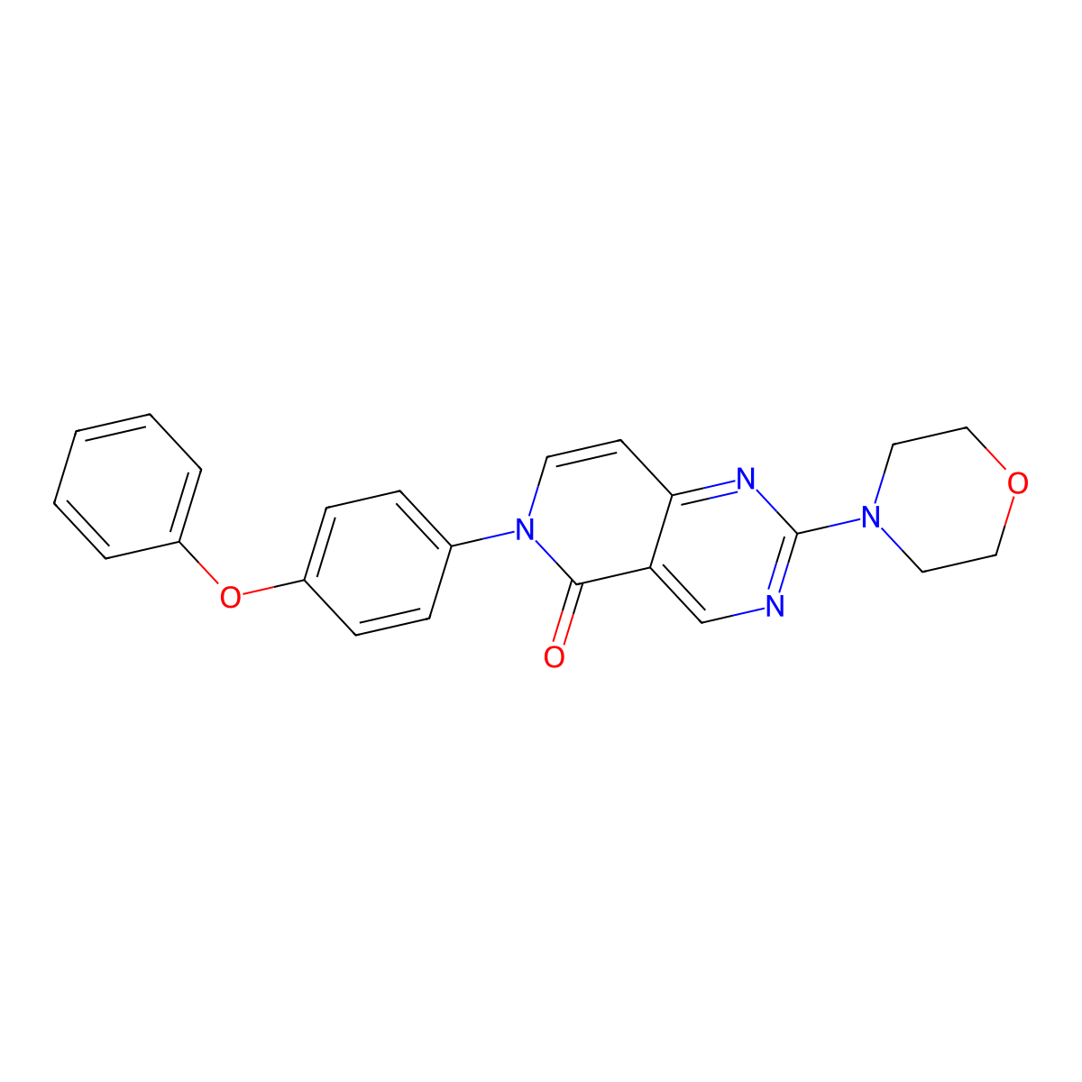 6-(4-bromophenyl)-2-morpholin-4-ylpyrido[4,3-d]pyrimidin-5(6H)-one molecular structure, CAS 1030501-04-2