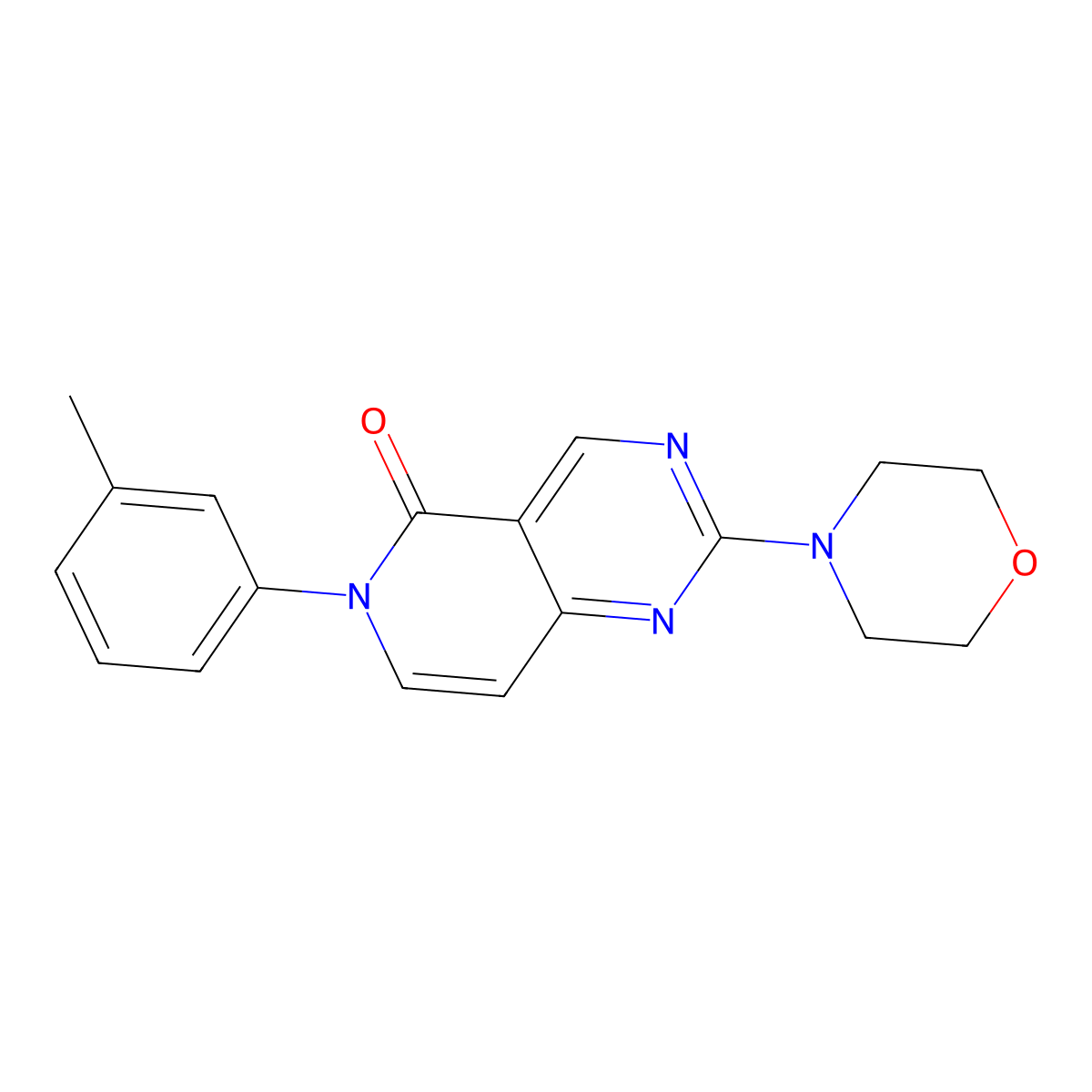 2-morpholin-4-yl-6-(4-phenoxyphenyl)pyrido[4,3-d]pyrimidin-5(6H)-one molecular structure, CAS 1030501-09-7