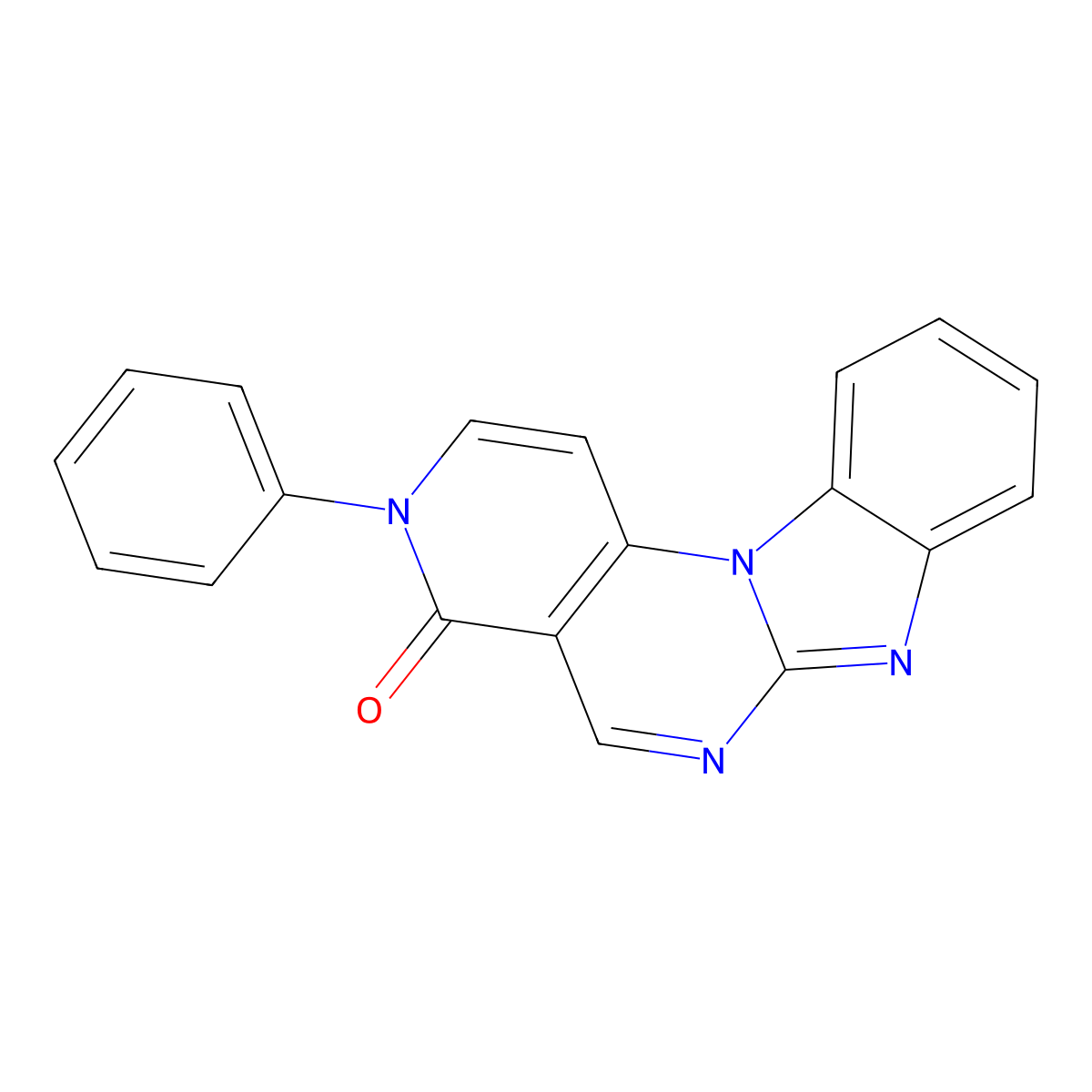 3-phenylbenzo[4,5]imidazo[1,2-a]pyrido[3,4-e]pyrimidin-4(3H)-one molecular structure, CAS 1030517-98-6