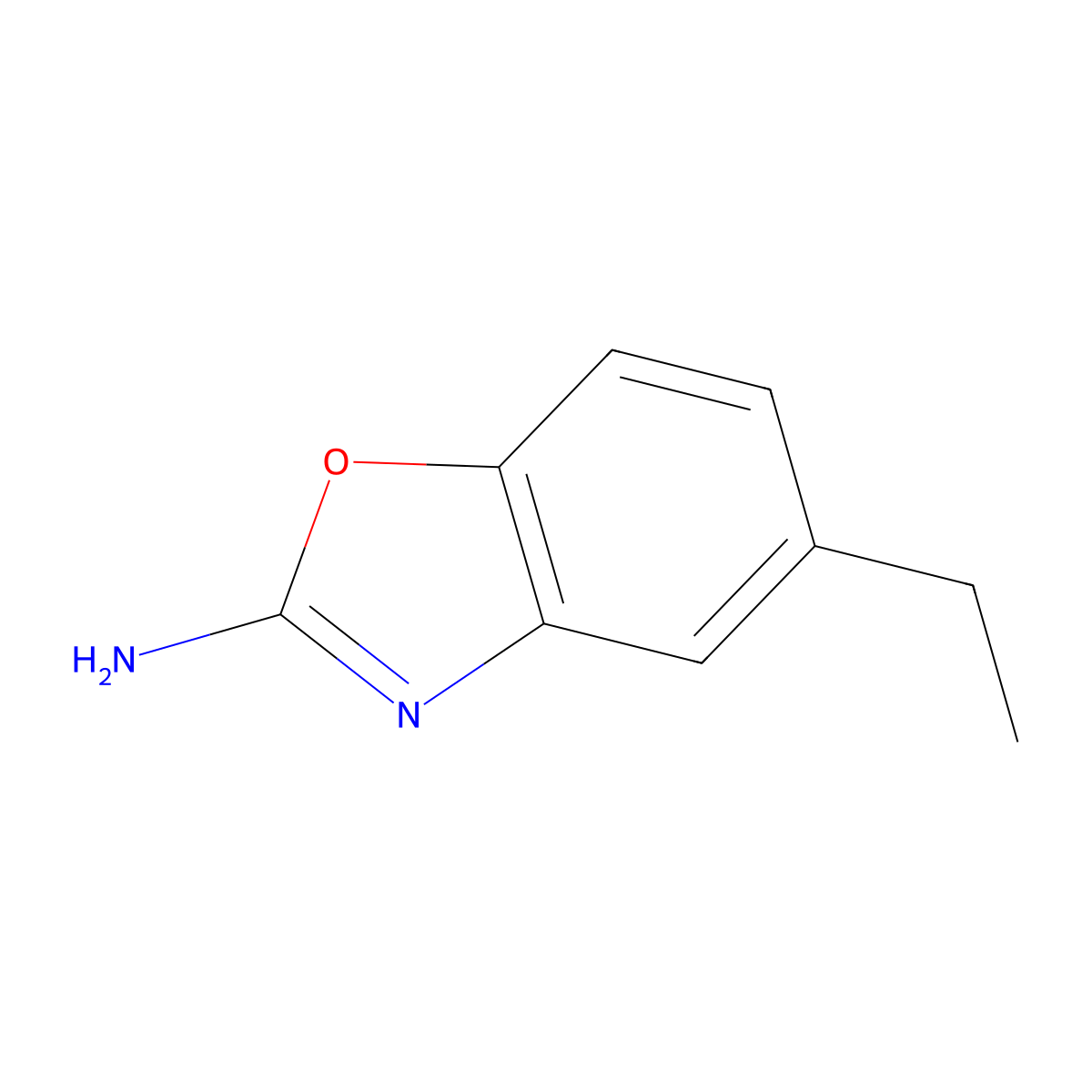 5-Ethylbenzo[d]oxazol-2-amine molecular structure, CAS 1030574-69-6