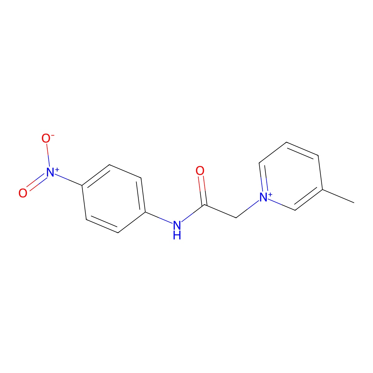 2-(3-methylpyridyl)-N-(4-nitrophenyl)acetamide molecular structure, CAS 1030605-53-8