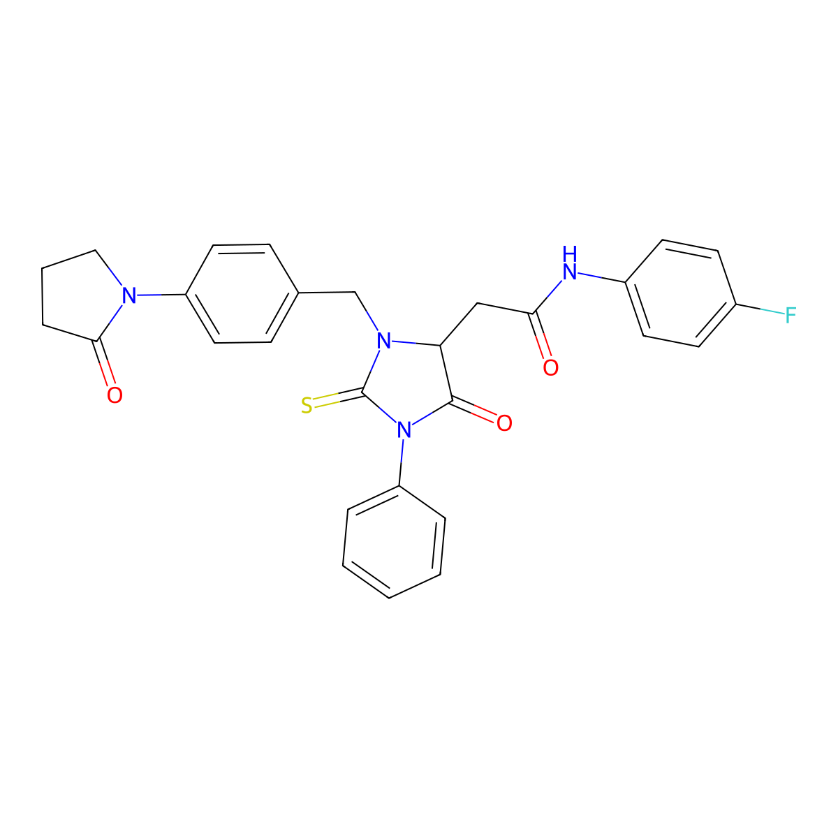 C28H25FN4O3S molecular structure, CAS 1030609-38-1