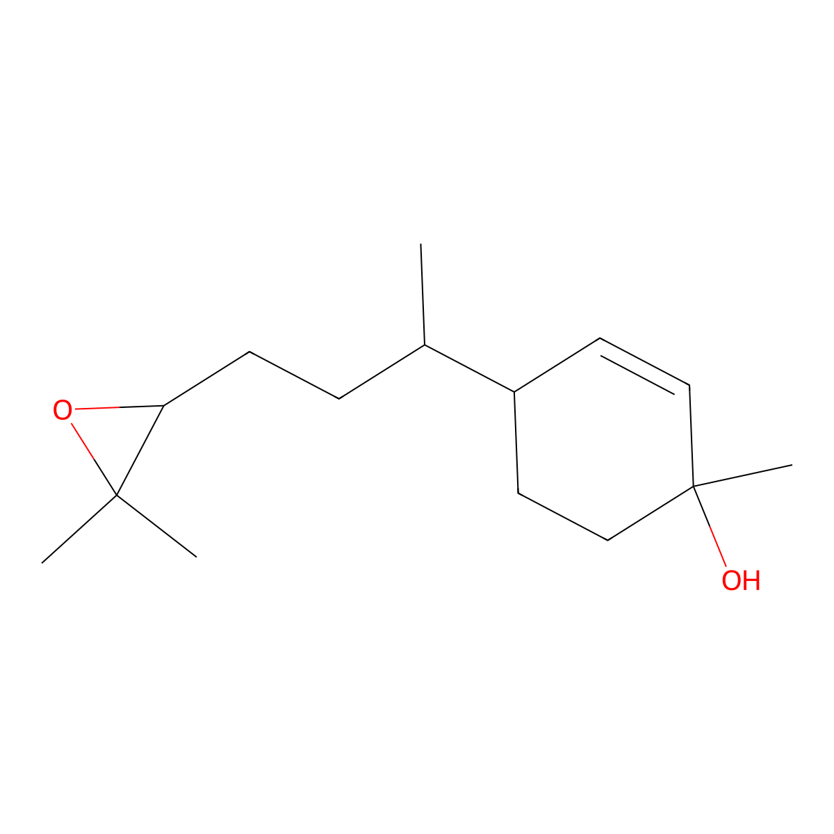4-[4-(3,3-Dimethyloxiran-2-yl)butan-2-yl]-1-methylcyclohex-2-en-1-ol molecular structure, CAS 1030630-94-4