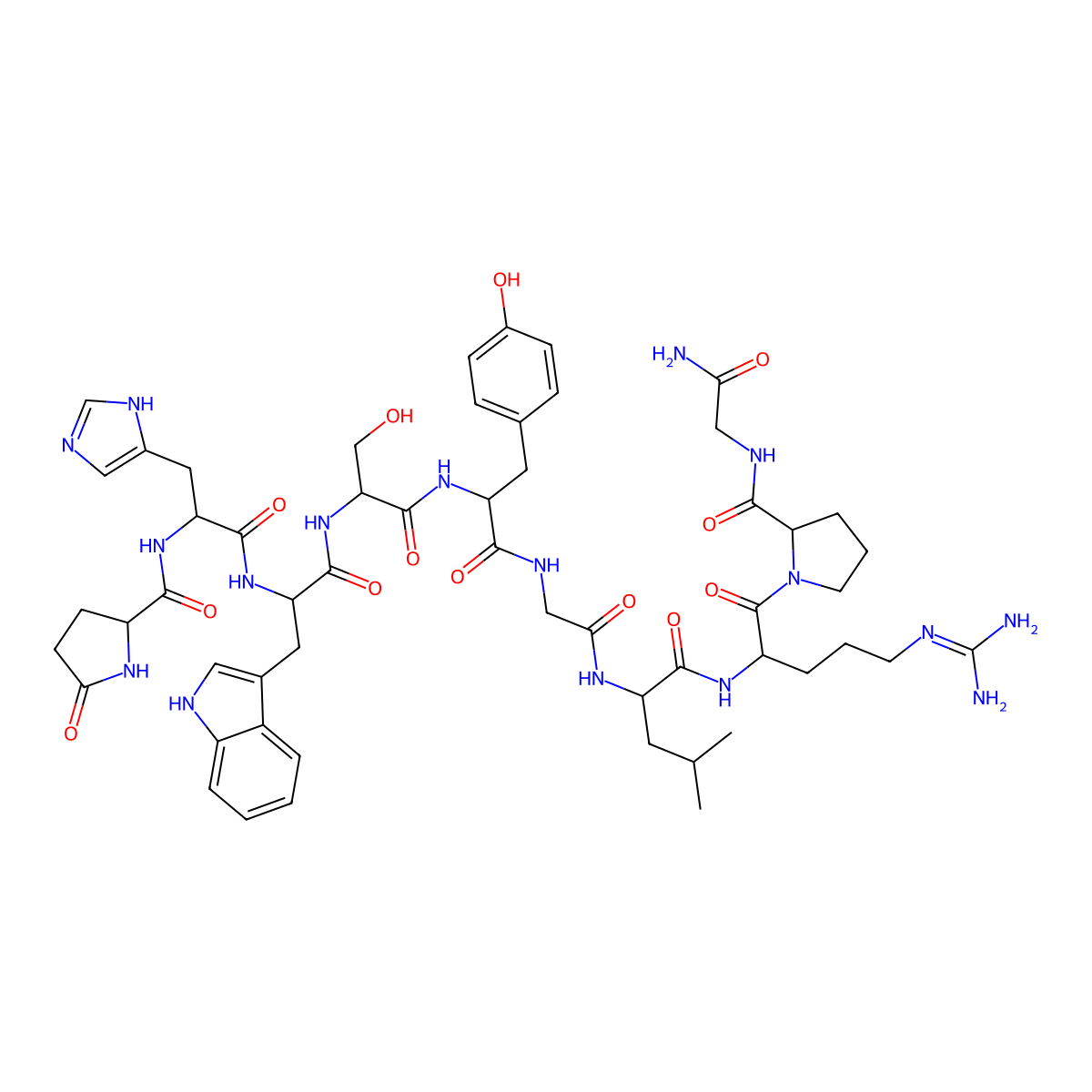 (D-Ser4)-LHRH molecular structure, CAS 103065-82-3