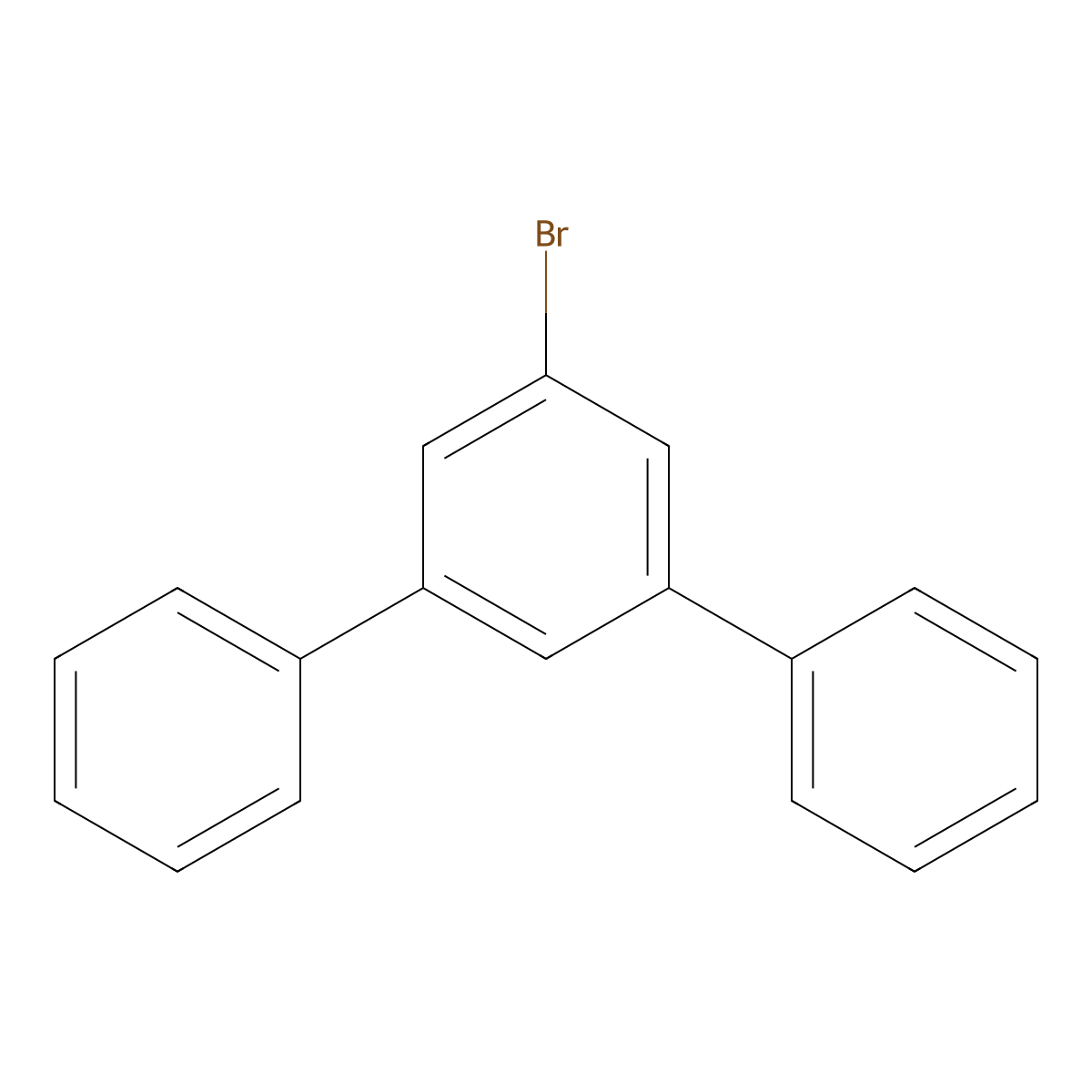 5'-Bromo-1,1':3',1''-terphenyl molecular structure, CAS 103068-20-8