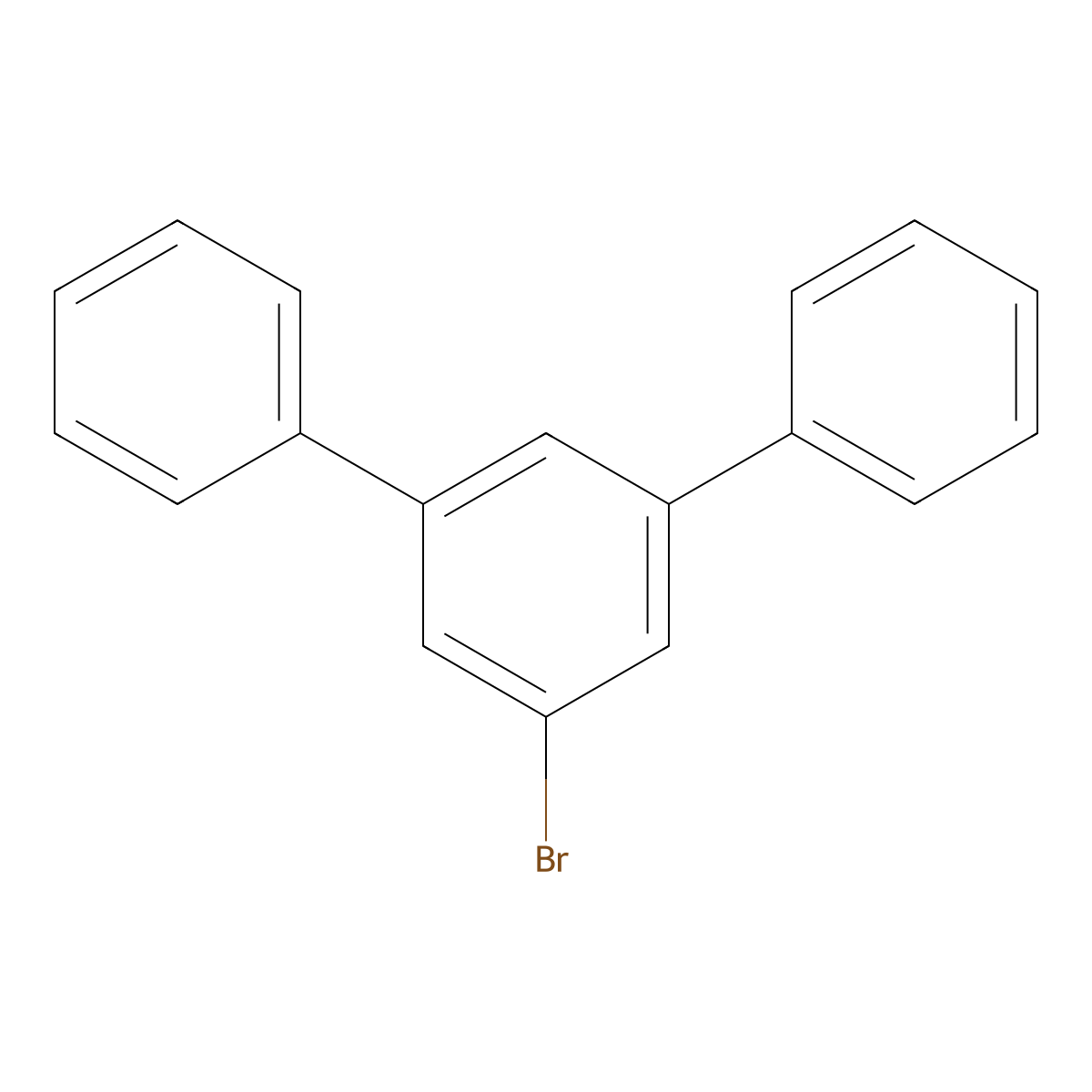 5'-Bromo-1,1':3',1''-terphenyl molecular structure, CAS 103068-20-8