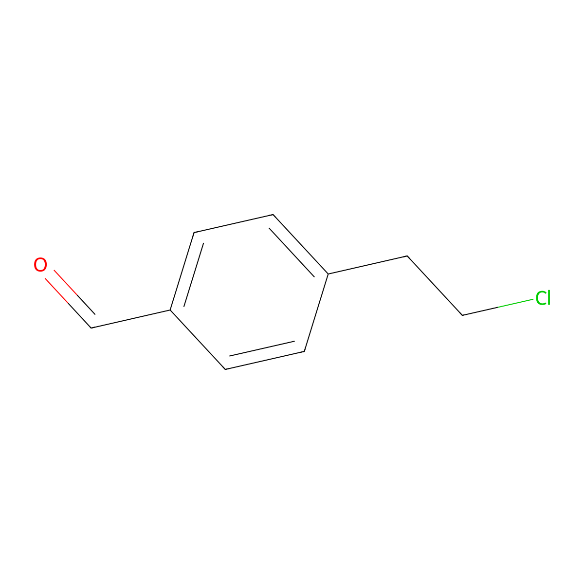 4-(2-Chloroethyl)benzaldehyde molecular structure, CAS 103076-33-1