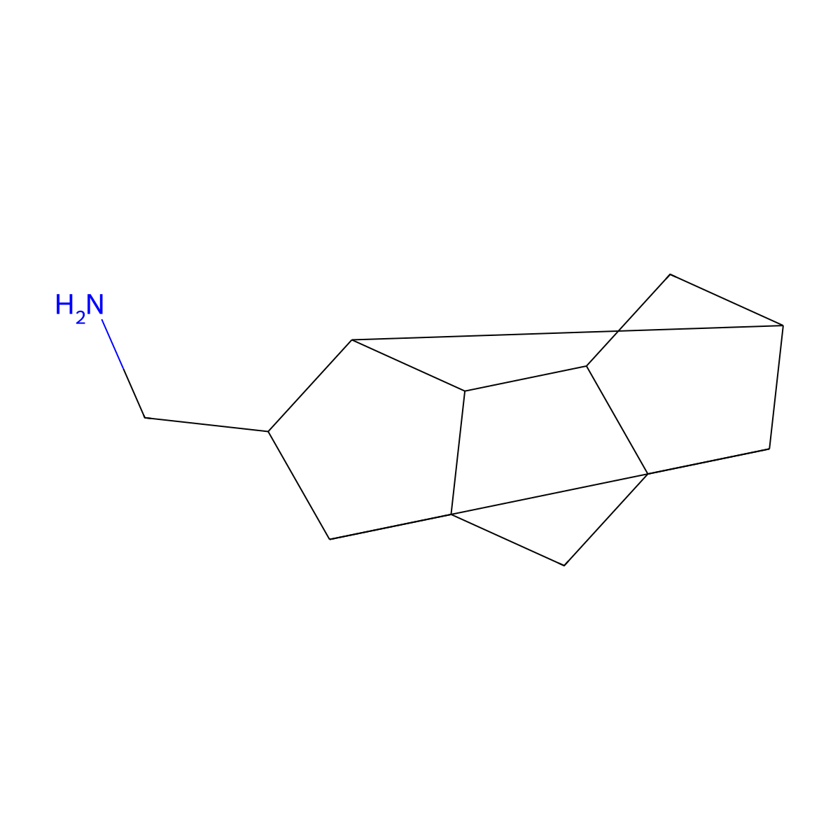 Pentacyclo[6.3.0.0^{2,6}.0^{3,10}.0^{5,9}]undecan-4-ylmethanamine molecular structure, CAS 1030836-17-9