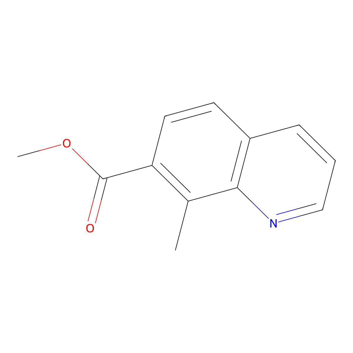 Methyl 8-methylquinoline-7-carboxylate molecular structure, CAS 1030846-94-6