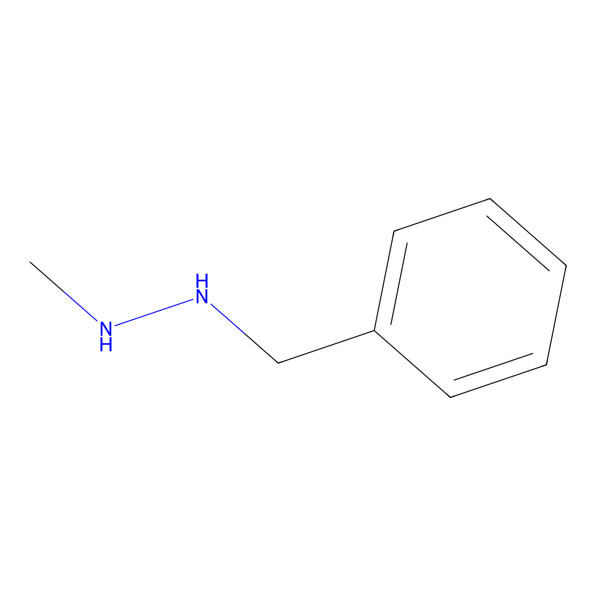 1-Methyl-2-benzylhydrazine molecular structure, CAS 10309-79-2