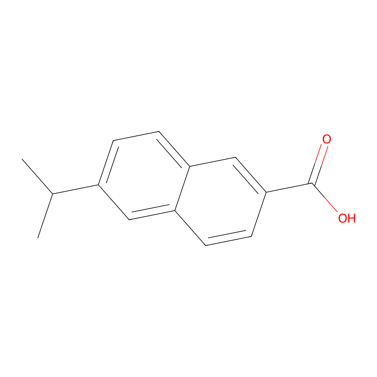 6-(Propan-2-yl)naphthalene-2-carboxylic acid molecular structure, CAS 103091-56-1