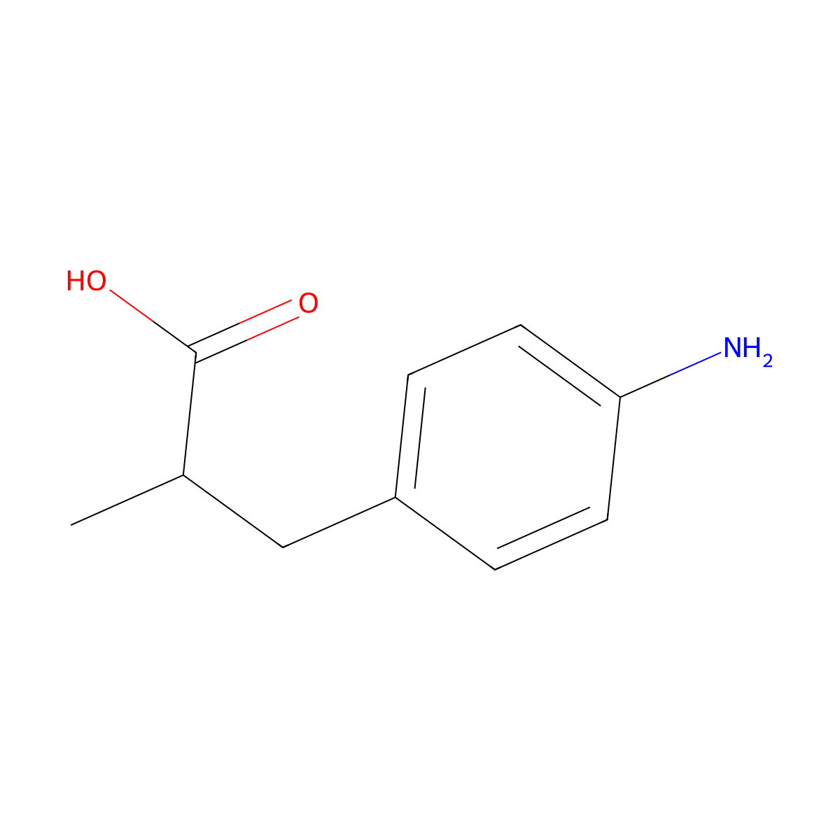 3-(4-Aminophenyl)-2-methylpropanoic acid molecular structure, CAS 103096-03-3