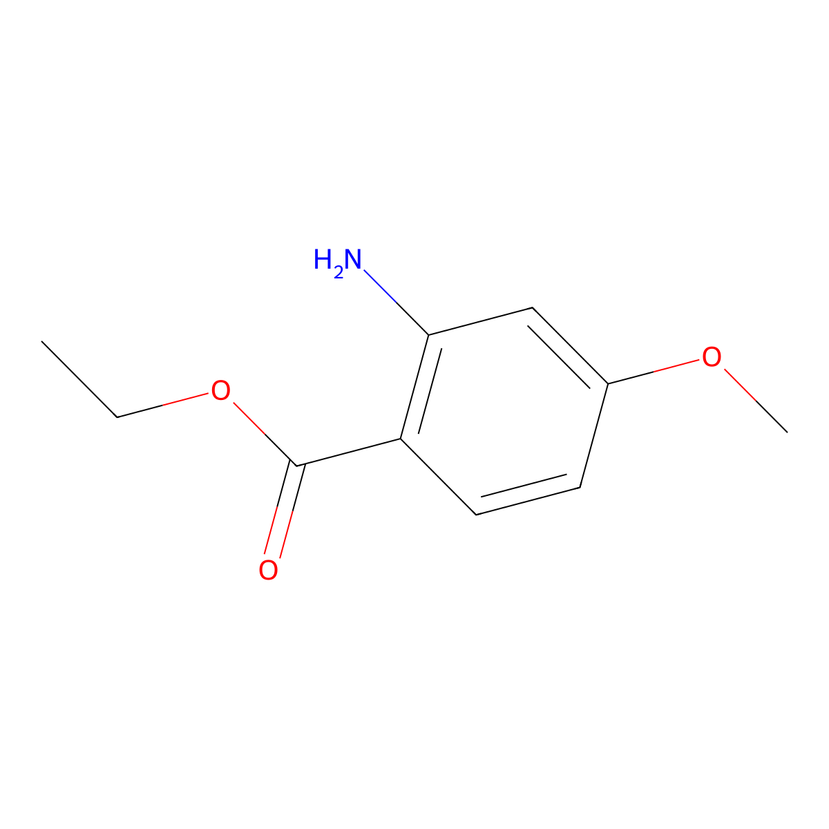 Ethyl 2-amino-4-methoxybenzoate molecular structure, CAS 103096-05-5