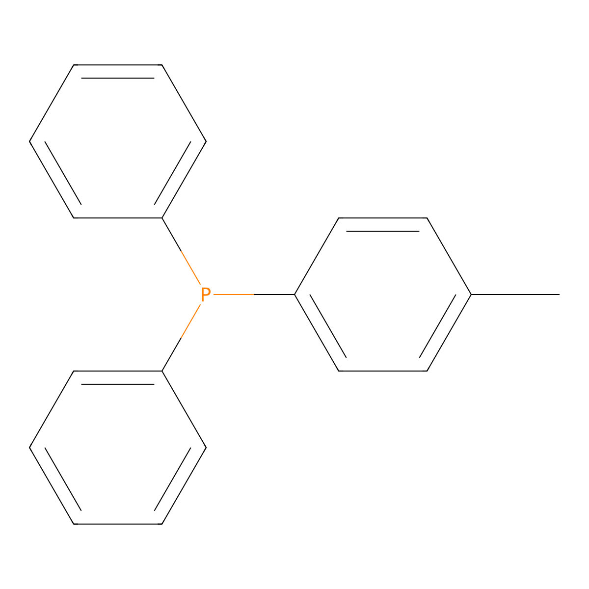 Diphenyl-p-tolylphosphine molecular structure, CAS 1031-93-2