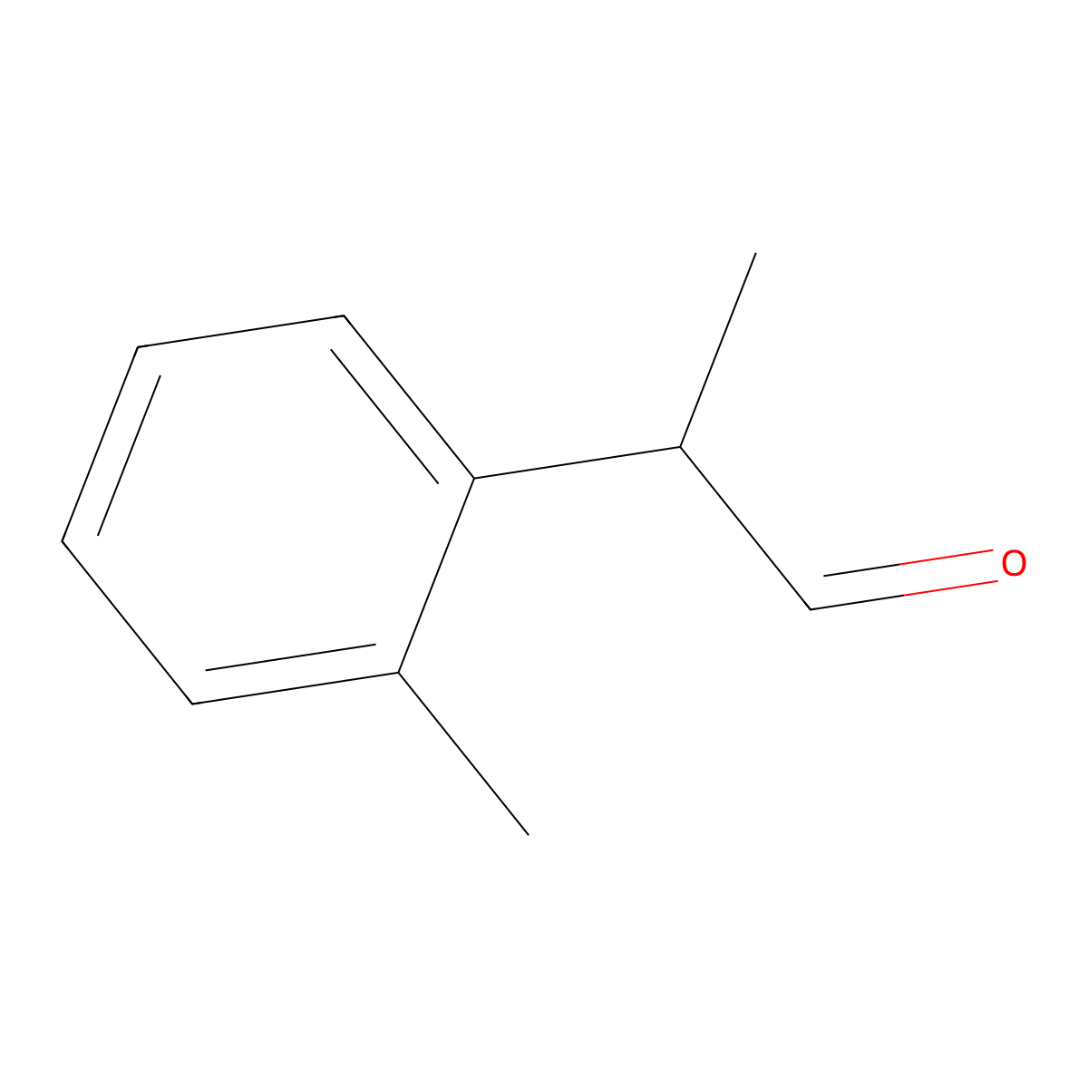 2-(2-Methylphenyl)propanal molecular structure, CAS 103108-03-8