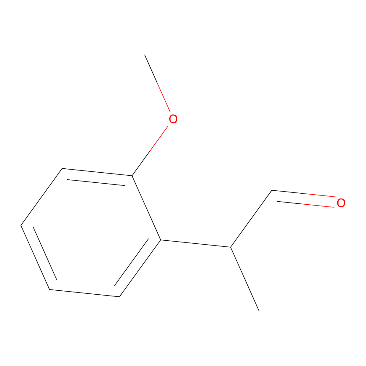 2-(2-Methoxyphenyl)propanal molecular structure, CAS 103108-05-0