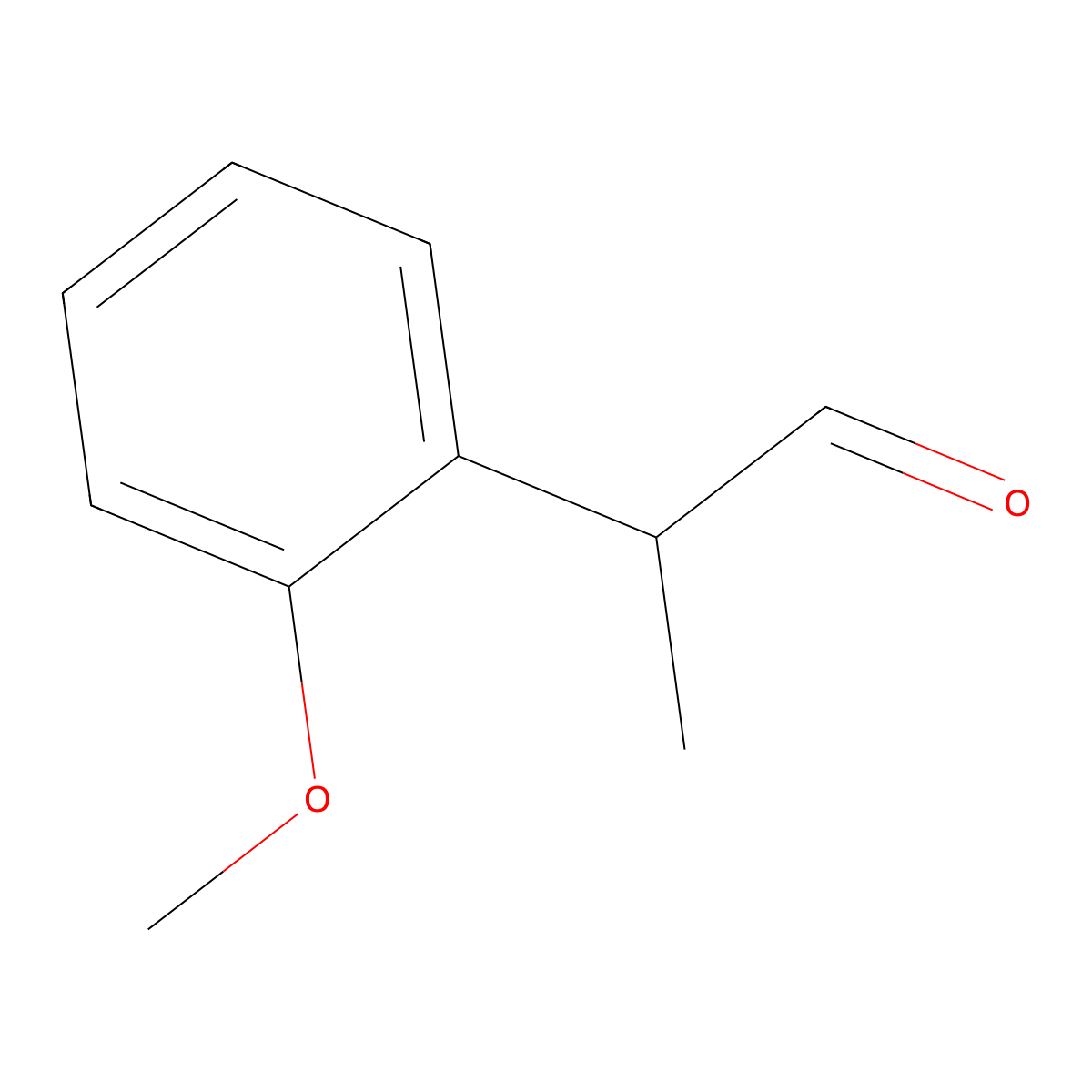 2-(2-Methoxyphenyl)propanal molecular structure, CAS 103108-05-0