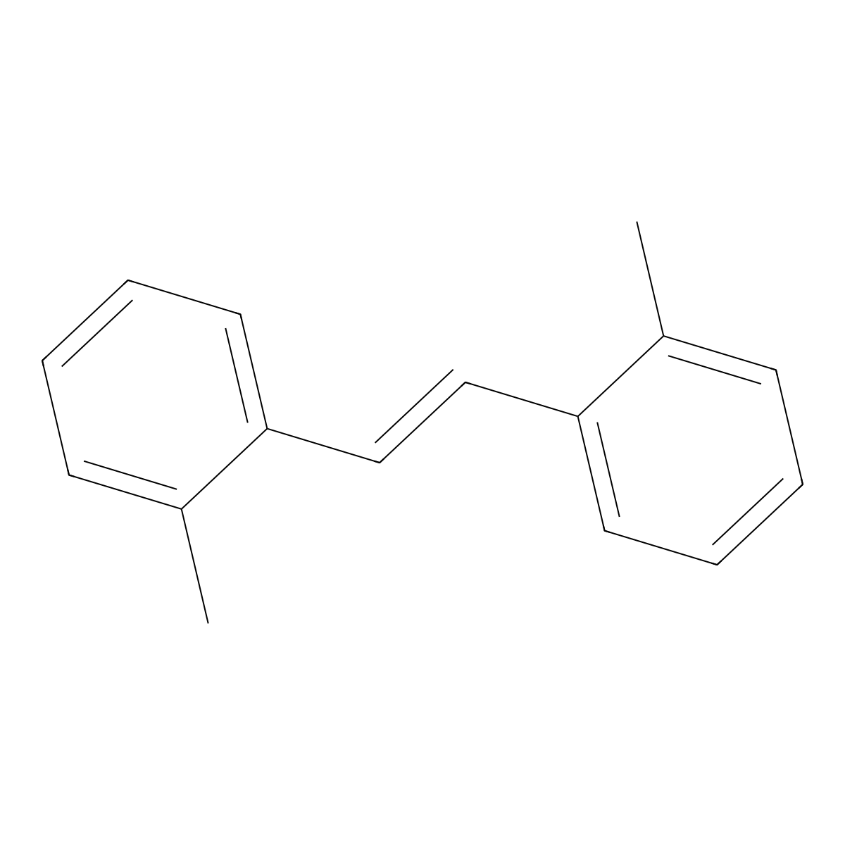 Benzene, 1,1'-(1,2-ethenediyl)bis(2-methyl- molecular structure, CAS 10311-74-7