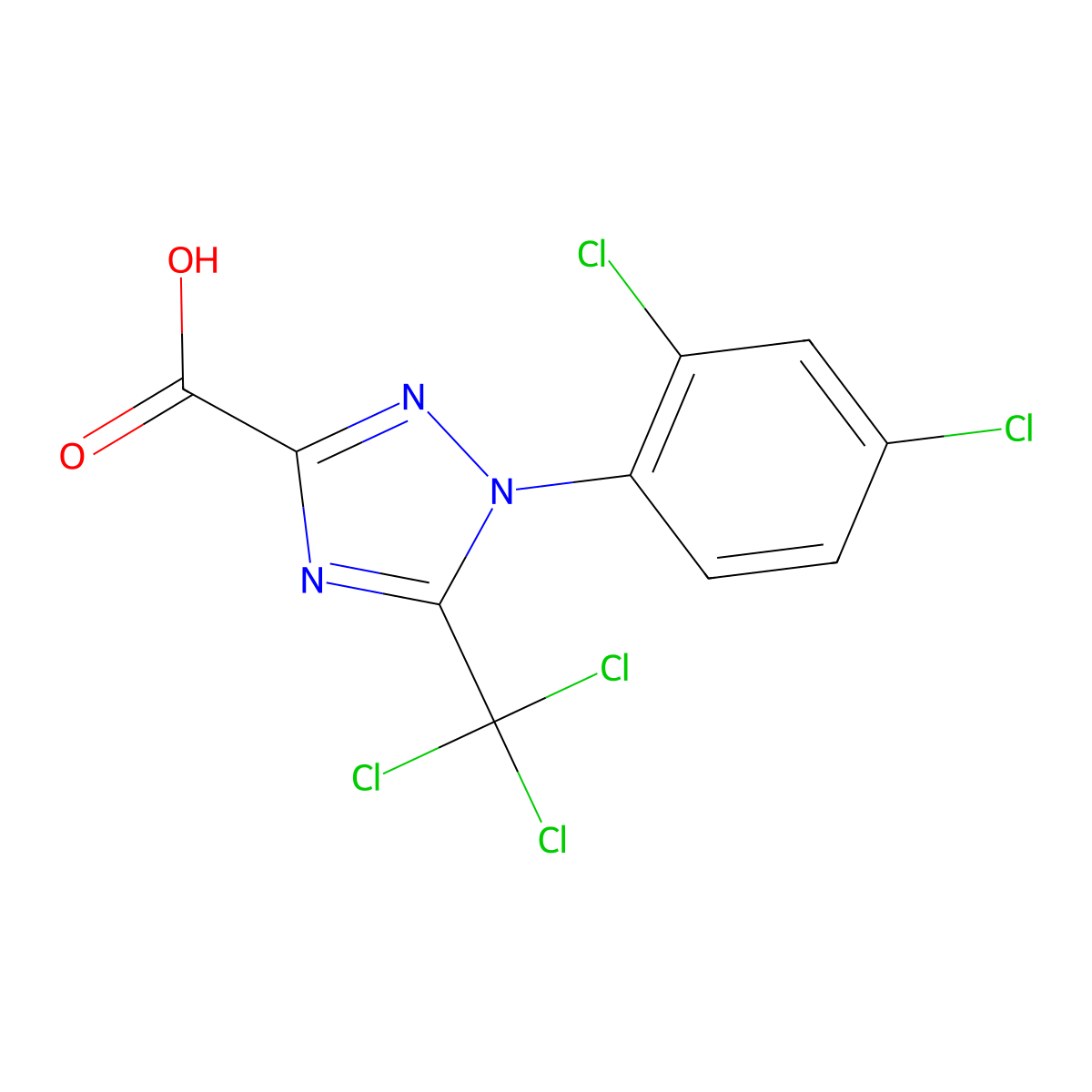 Fenchlorazole molecular structure, CAS 103112-36-3
