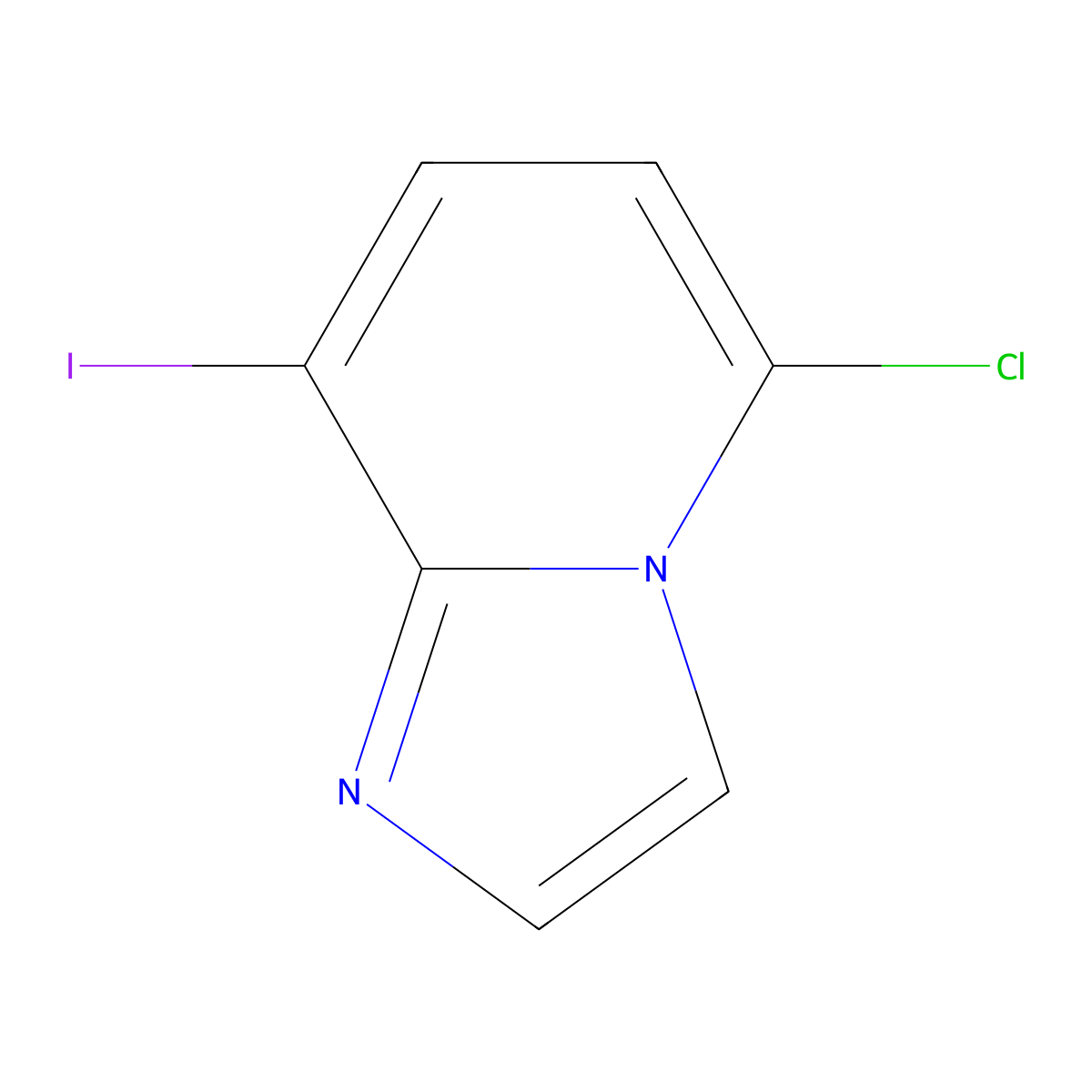 5-Chloro-8-iodoimidazo[1,2-a]pyridine molecular structure, CAS 1031289-77-6