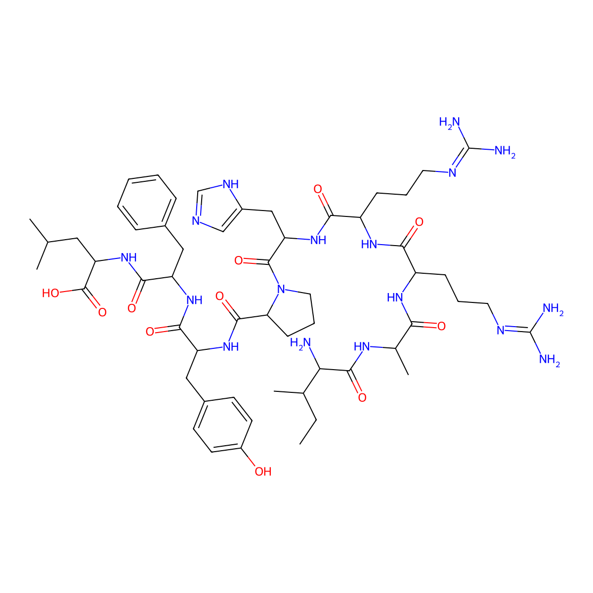 Kinetensin molecular structure, CAS 103131-69-7