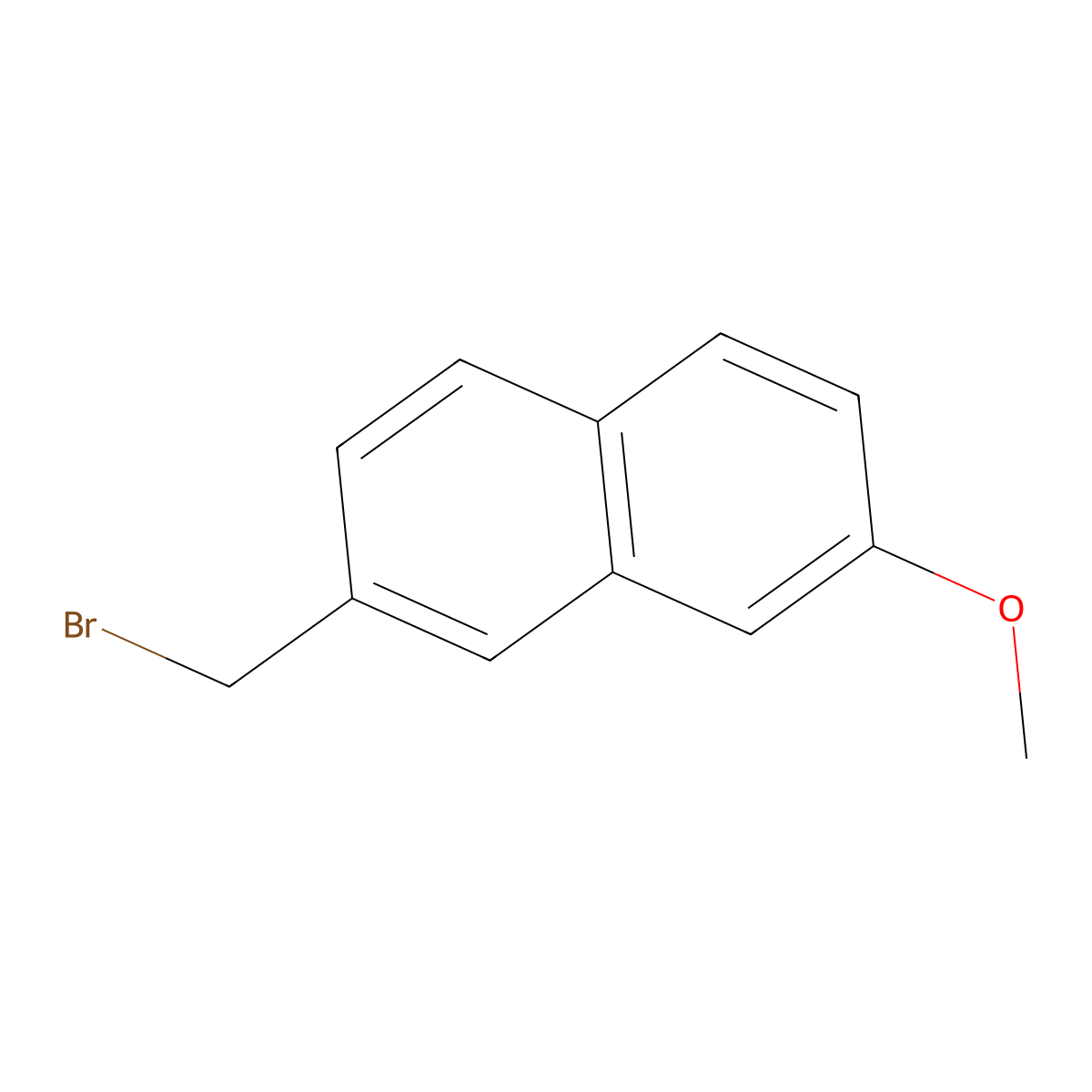 2-(Bromomethyl)-7-methoxynaphthalene molecular structure, CAS 103143-23-3
