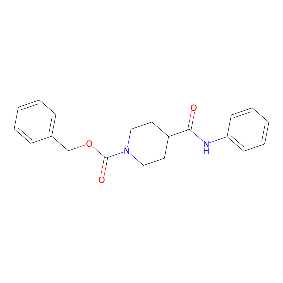 1-Cbz-N-phenylpiperidine-4-carboxamide molecular structure, CAS 10315-00-1