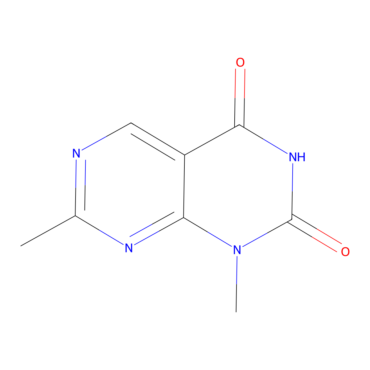 1,7-Dimethylpyrimido[4,5-d]pyrimidine-2,4(1H,3H)-dione molecular structure, CAS 1031577-44-2