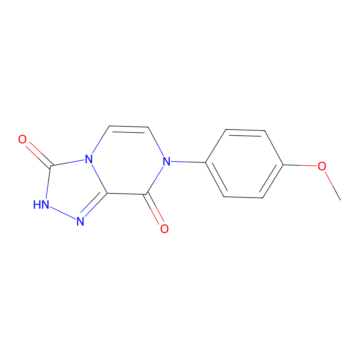 7-(4-Methoxyphenyl)-[1,2,4]triazolo[4,3-a]pyrazine-3,8(2H,7H)-dione molecular structure, CAS 1031577-95-3
