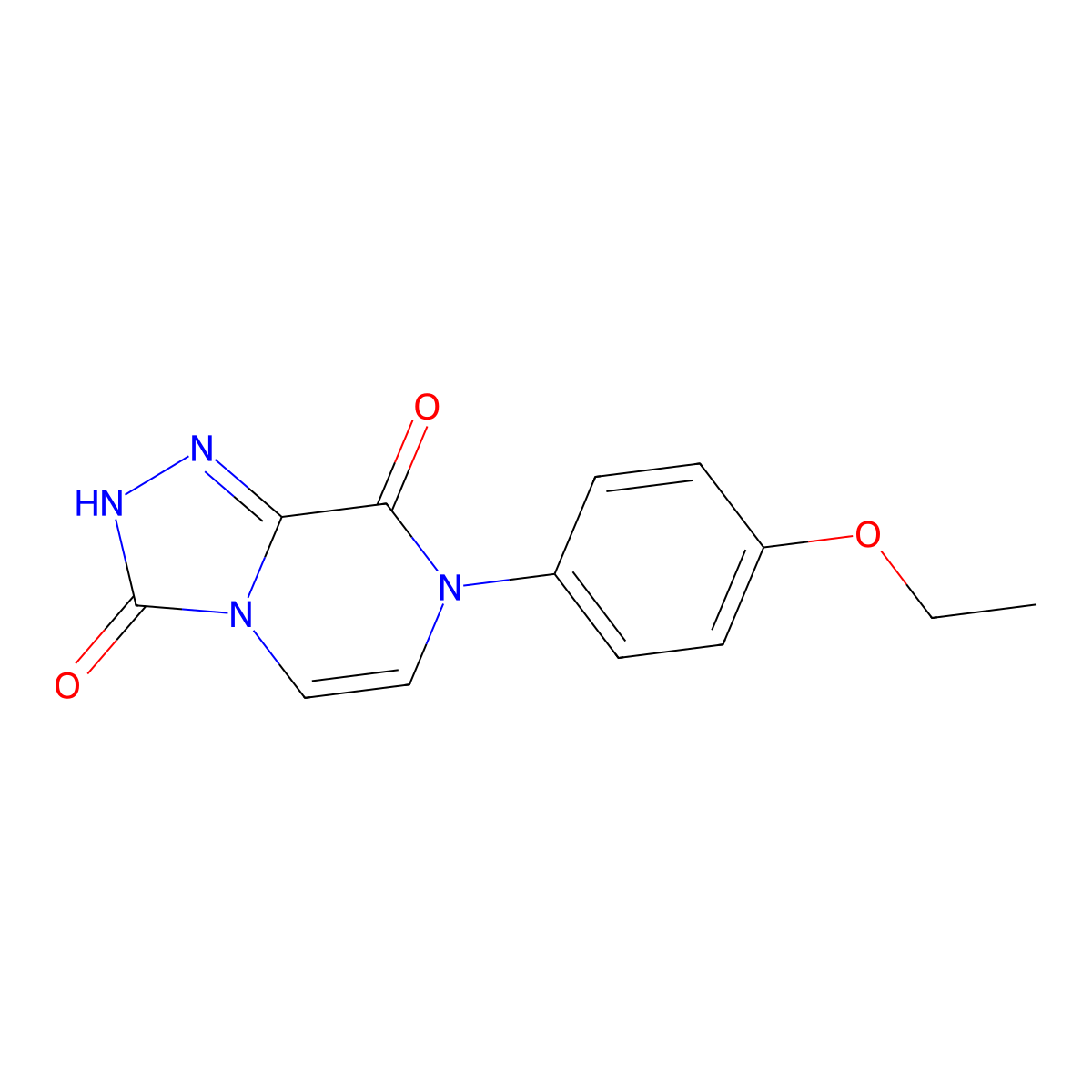 7-(4-ethoxyphenyl)-2H,3H,7H,8H-[1,2,4]triazolo[4,3-a]pyrazine-3,8-dione molecular structure, CAS 1031605-98-7