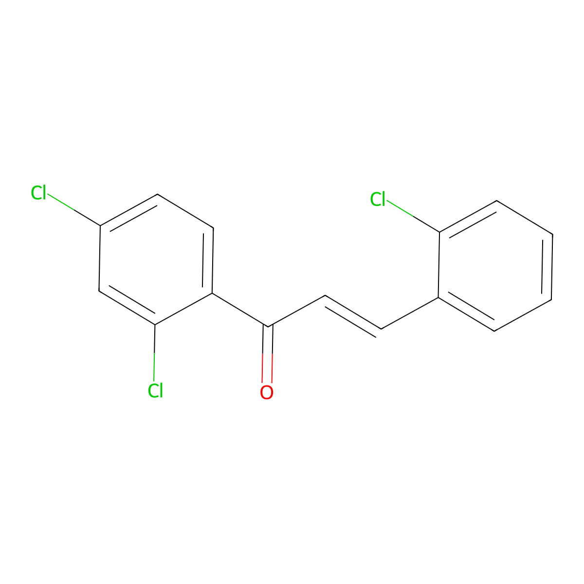 2,2',4'-Trichlorochalcone molecular structure, CAS 1031691-32-3