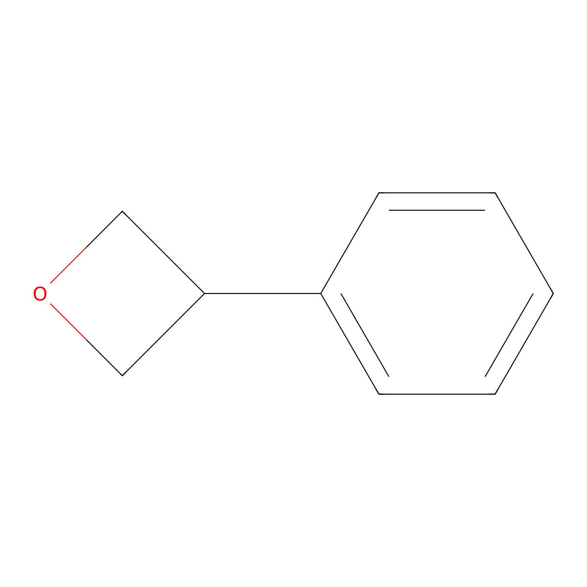 3-Phenyloxetane molecular structure, CAS 10317-13-2