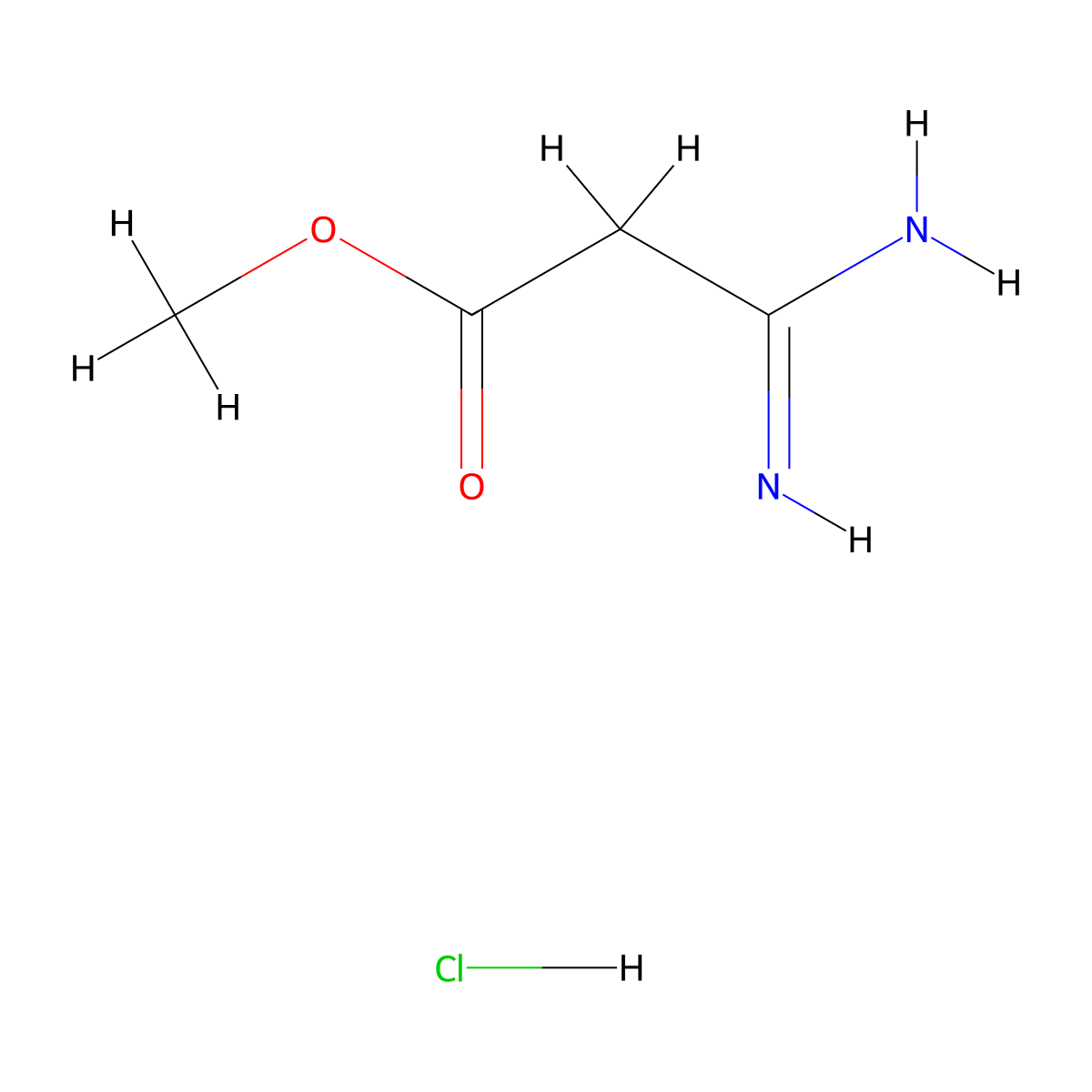 Methyl 2-Amidinoacetate Hydrochloride molecular structure, CAS 103173-54-2