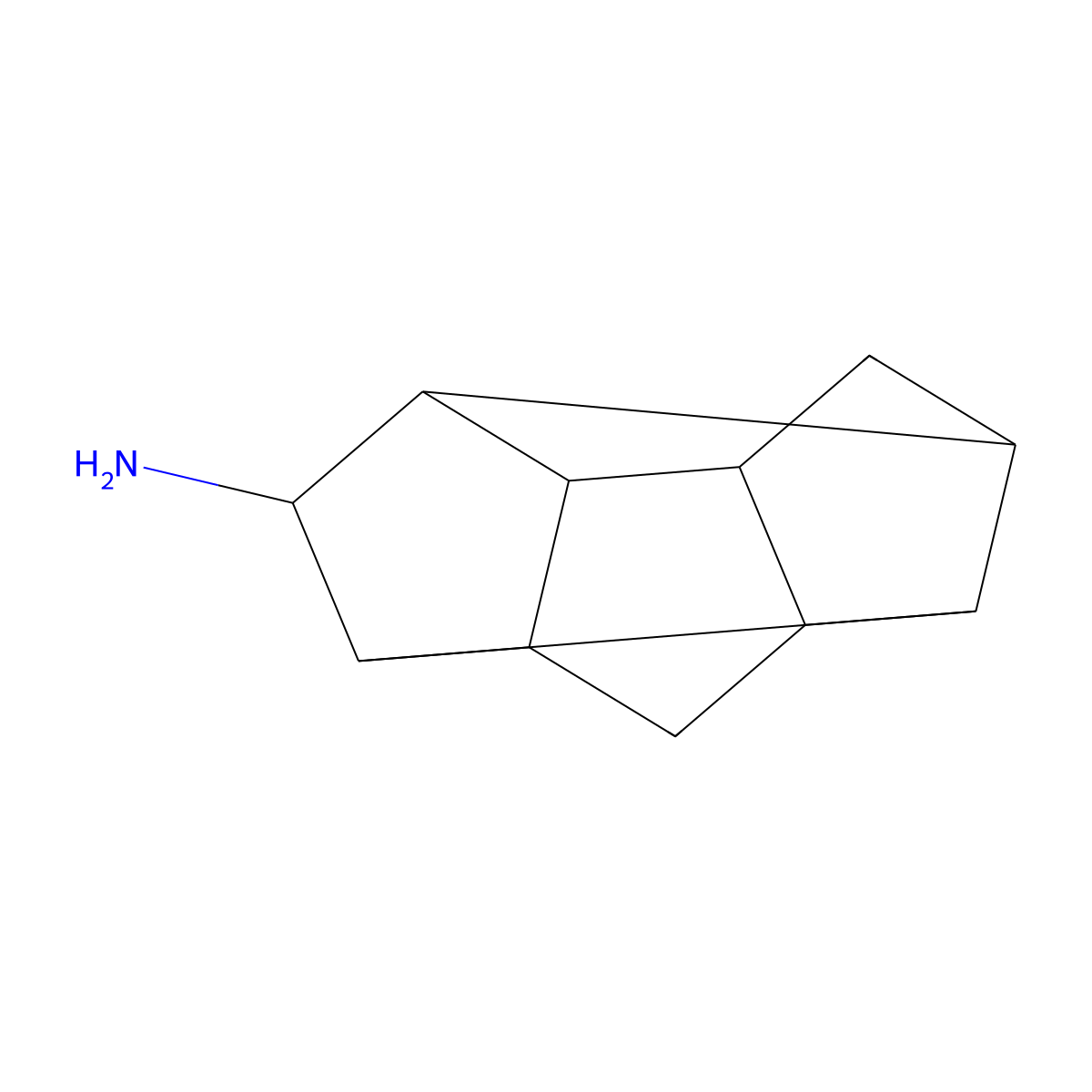 Pentacyclo[6.3.0.0^{2,6}.0^{3,10}.0^{5,9}]undecan-4-amine molecular structure, CAS 1031780-82-1
