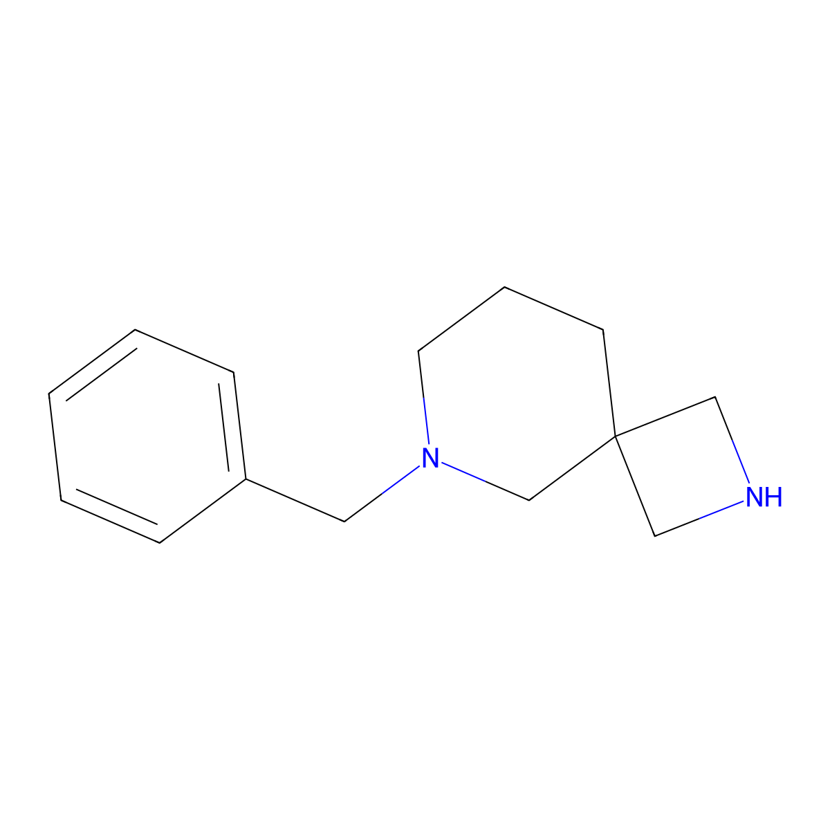 6-Benzyl-2,6-diazaspiro[3.5]nonane molecular structure, CAS 1031817-83-0
