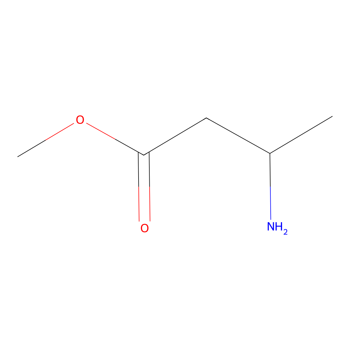 (R)-Methyl 3-aminobutanoate molecular structure, CAS 103189-63-5