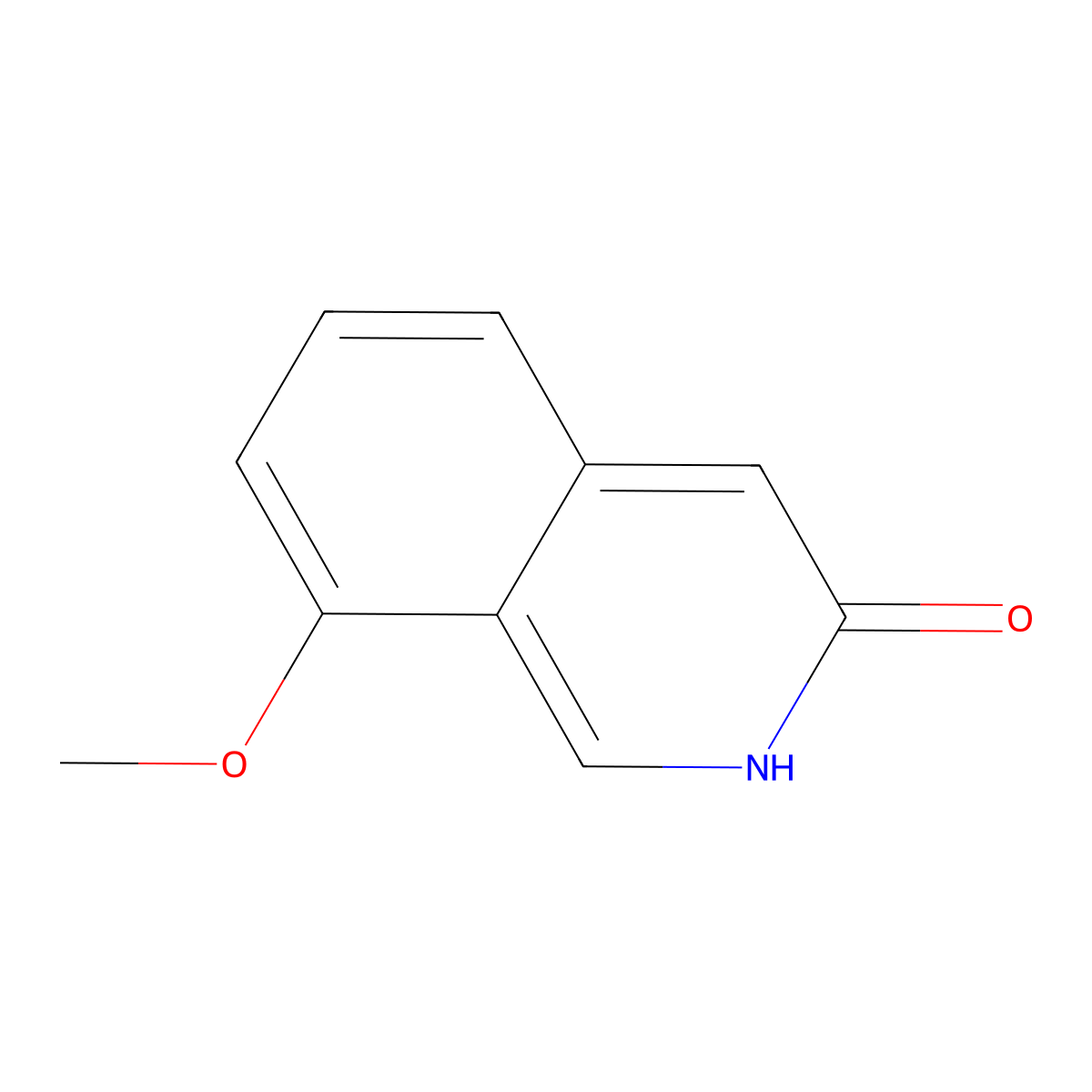 8-Methoxyisoquinolin-3-ol molecular structure, CAS 1031927-92-0