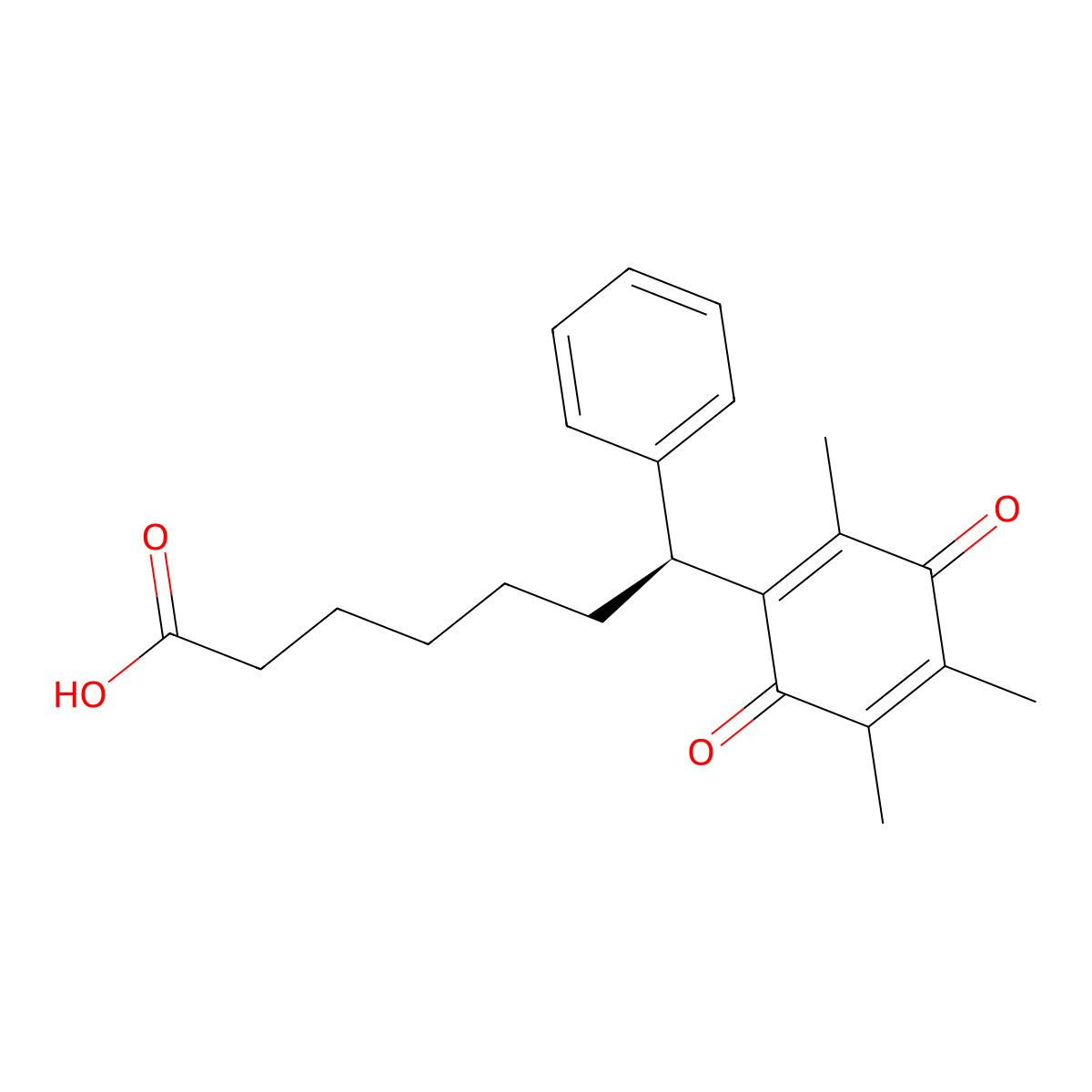 Seratrodast, (S)- molecular structure, CAS 103196-89-0